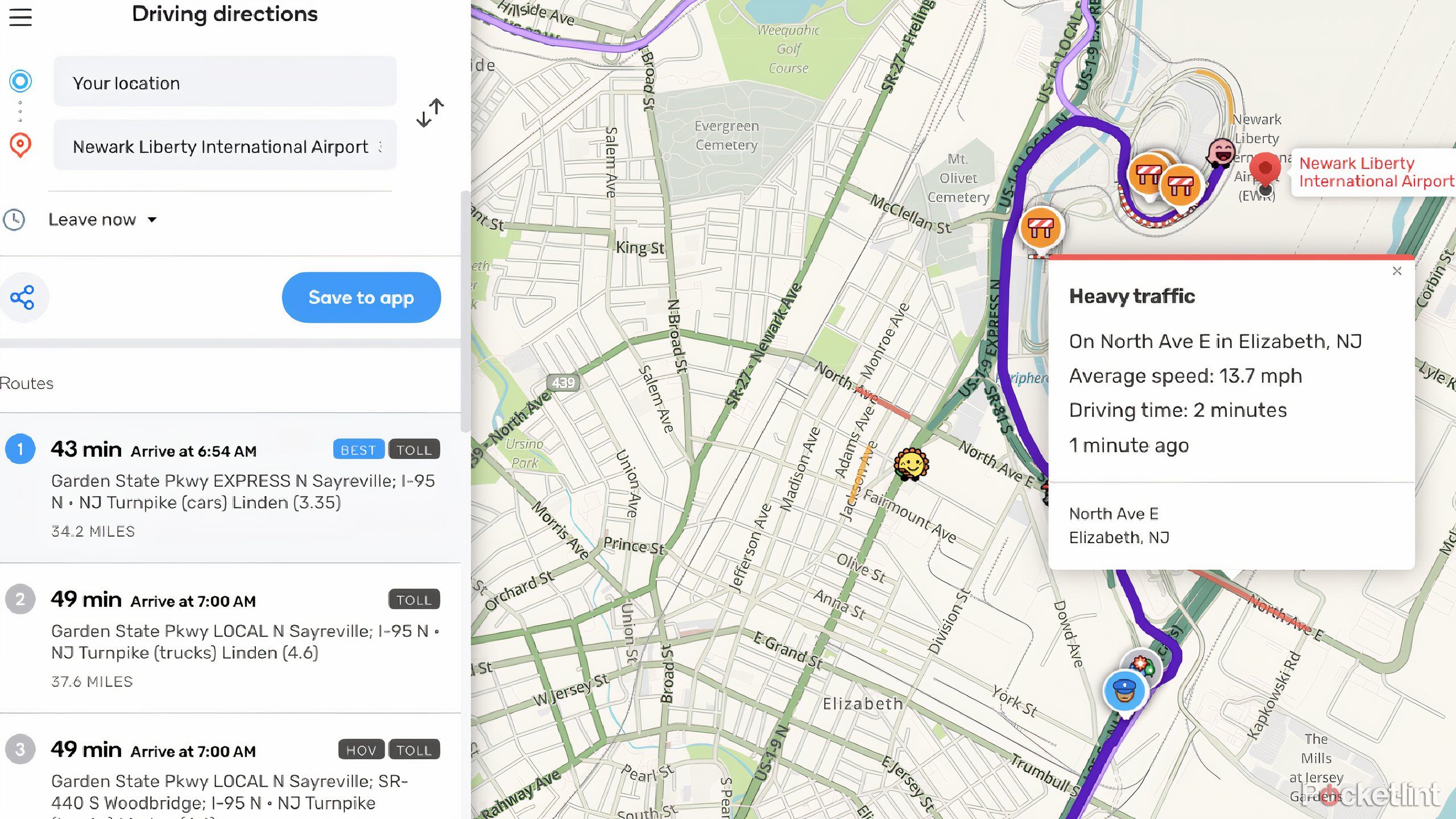 waze live map with traffic 