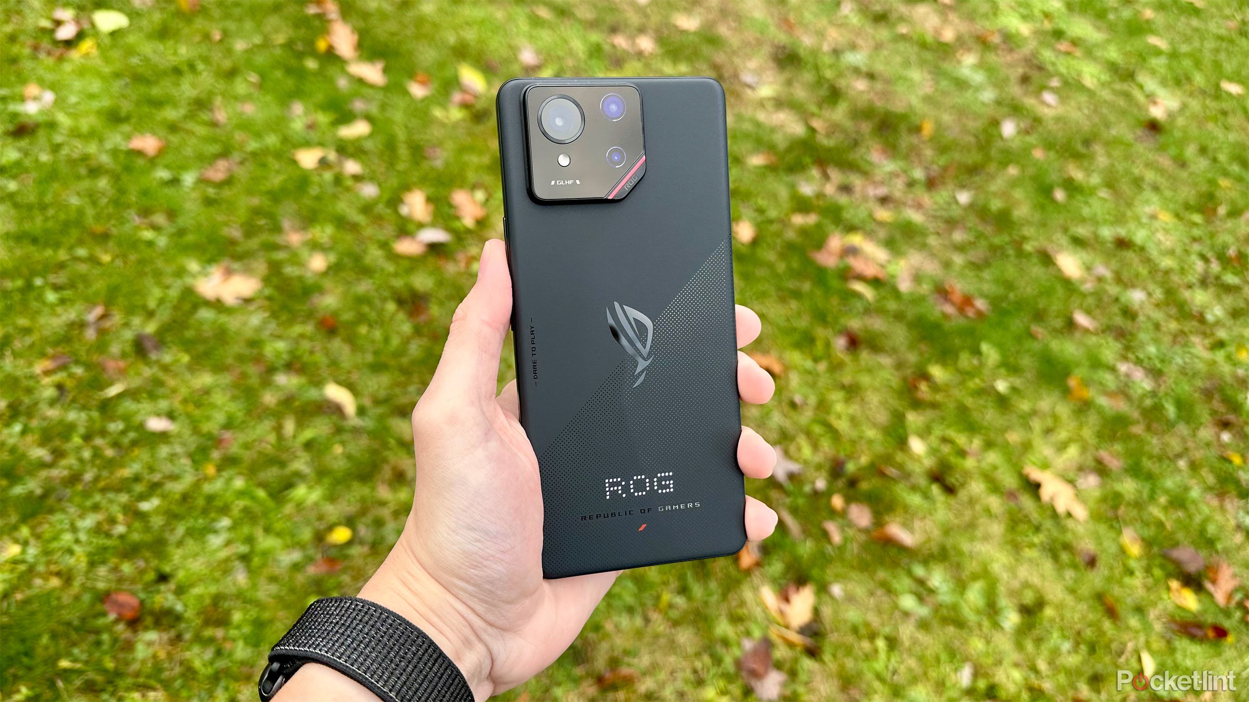 Asus ROG Phone 9 in hand