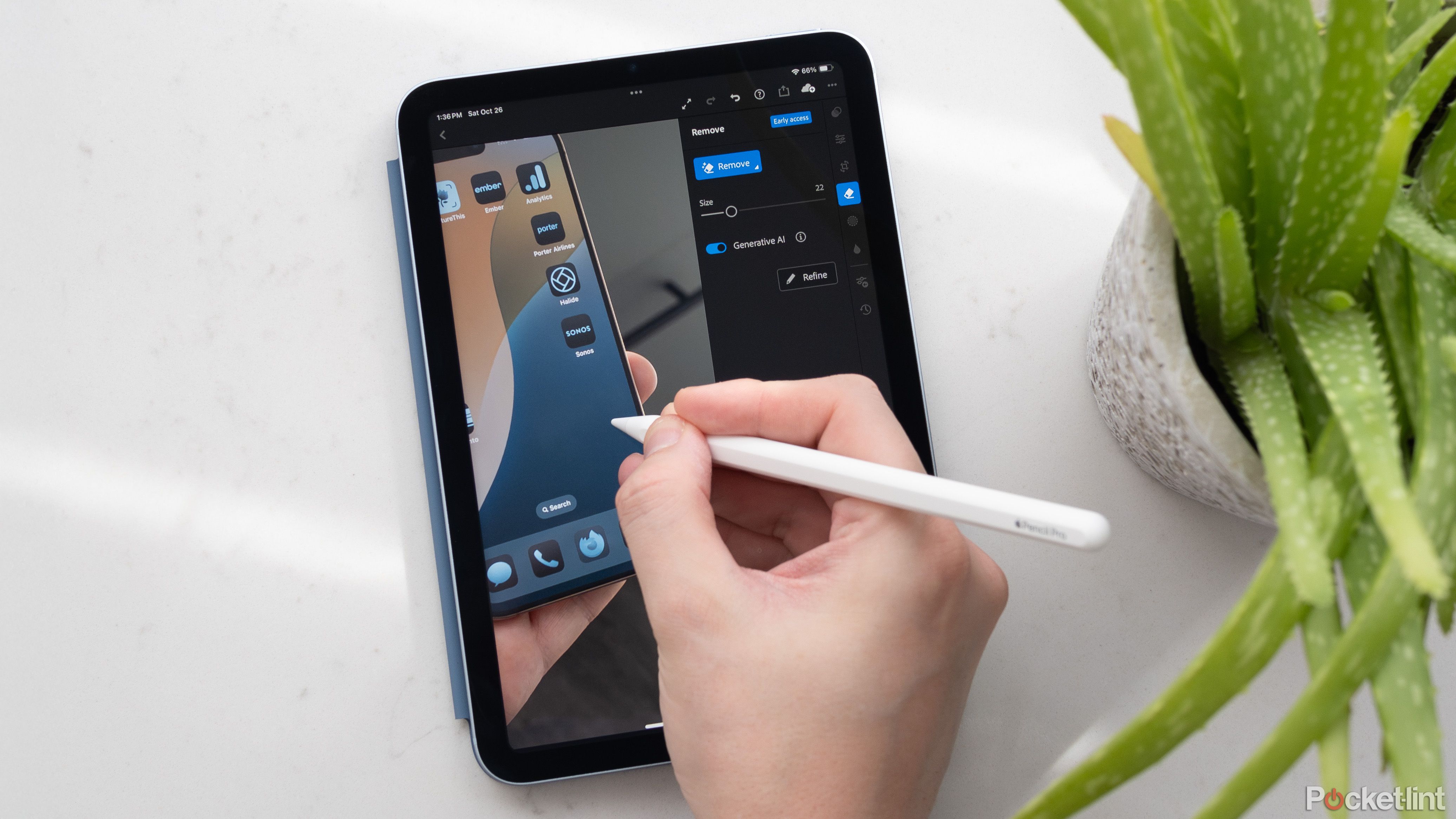 Apple's iPad mini with the Apple Pencil Pro 