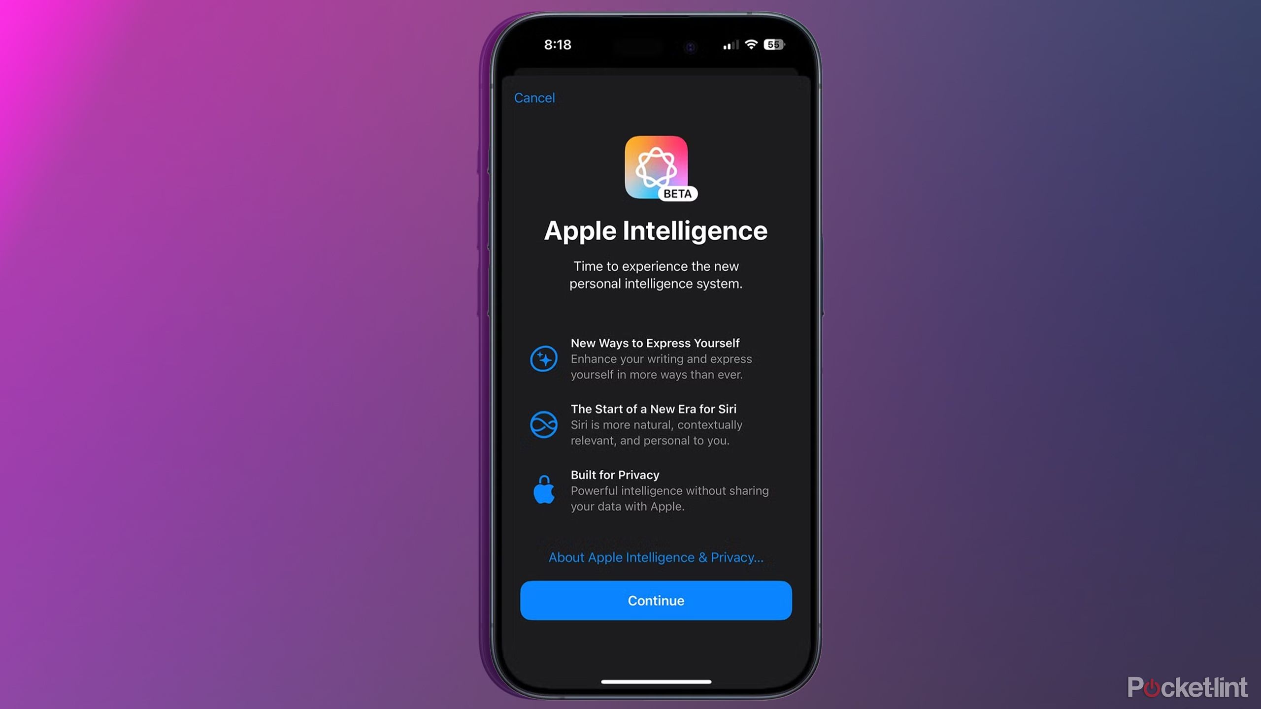 Apple Intelligence beta iPhone