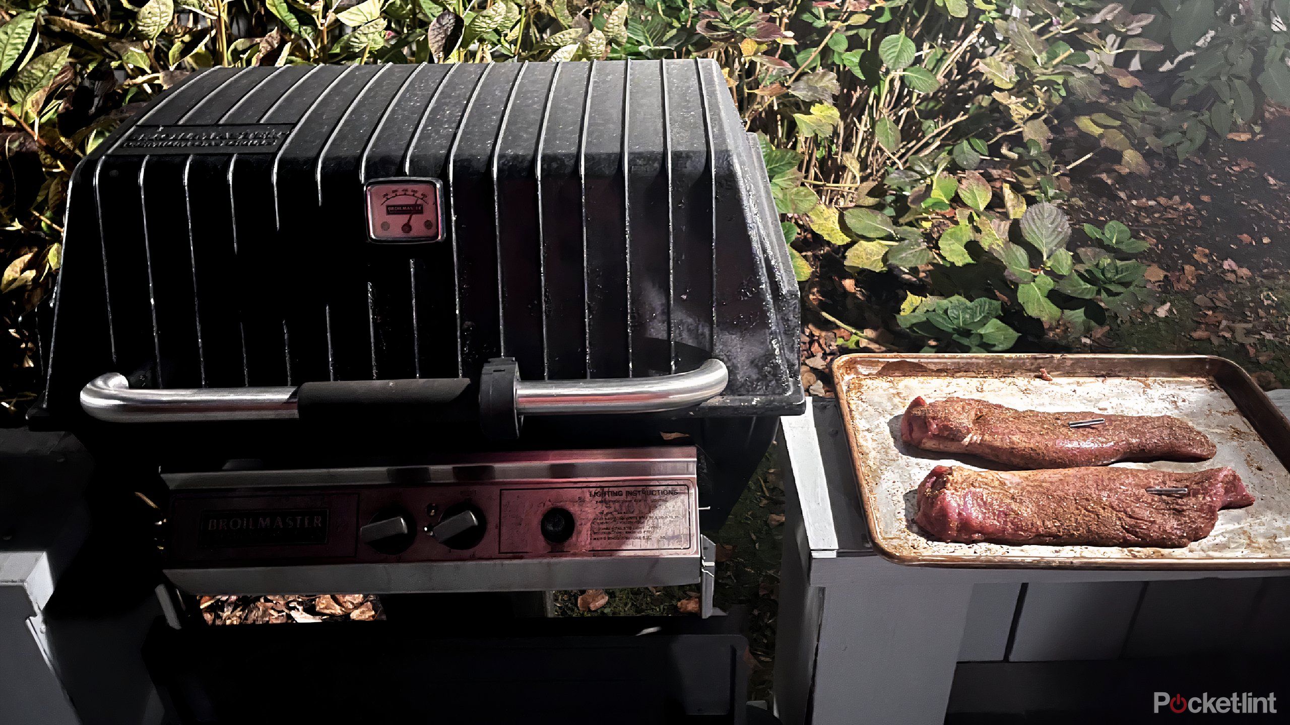 thermoworks rfx meat probes next to a grill