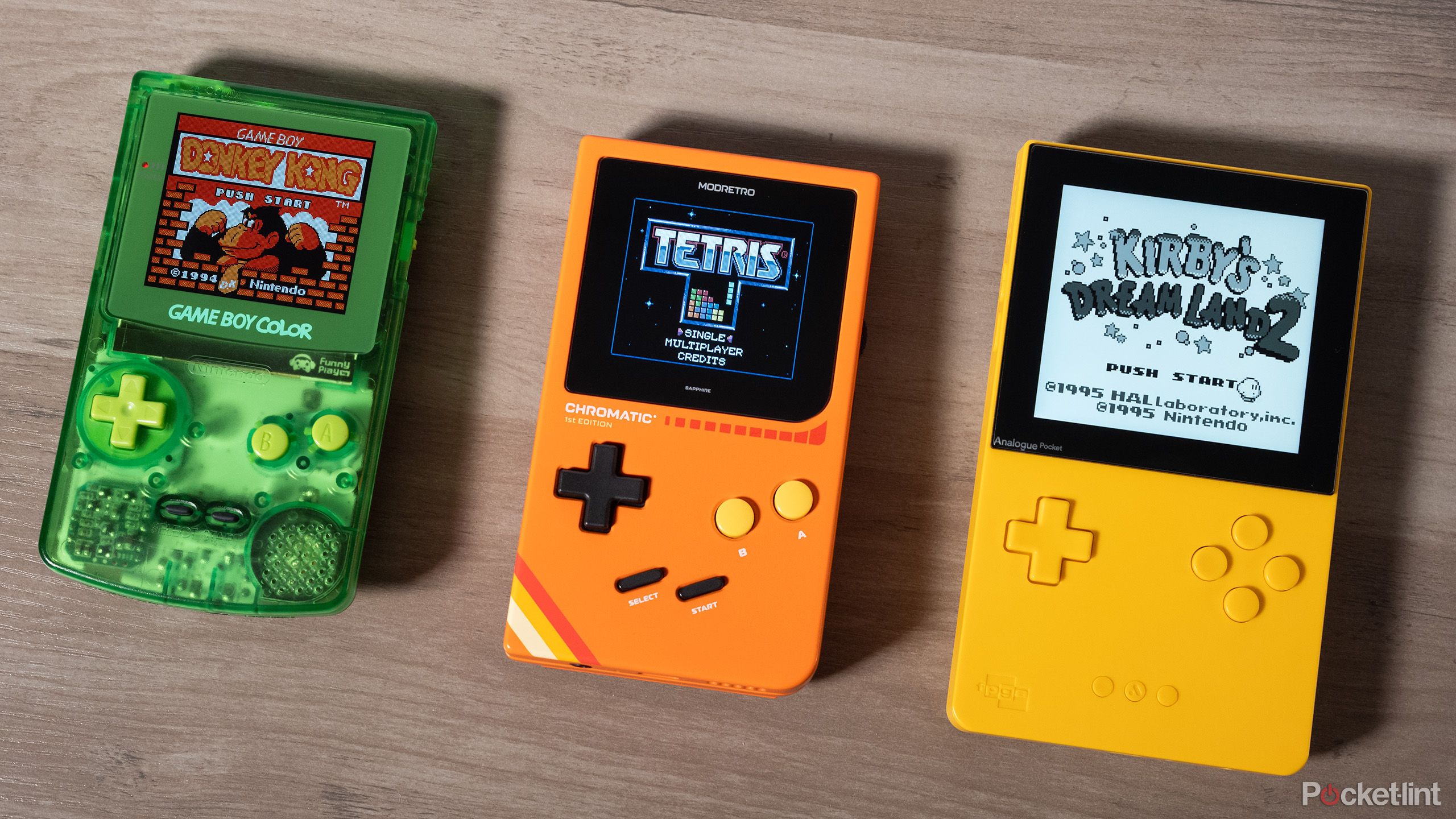 The Game Boy Colour (remade), the Chromatic, and the Analogue Pocket