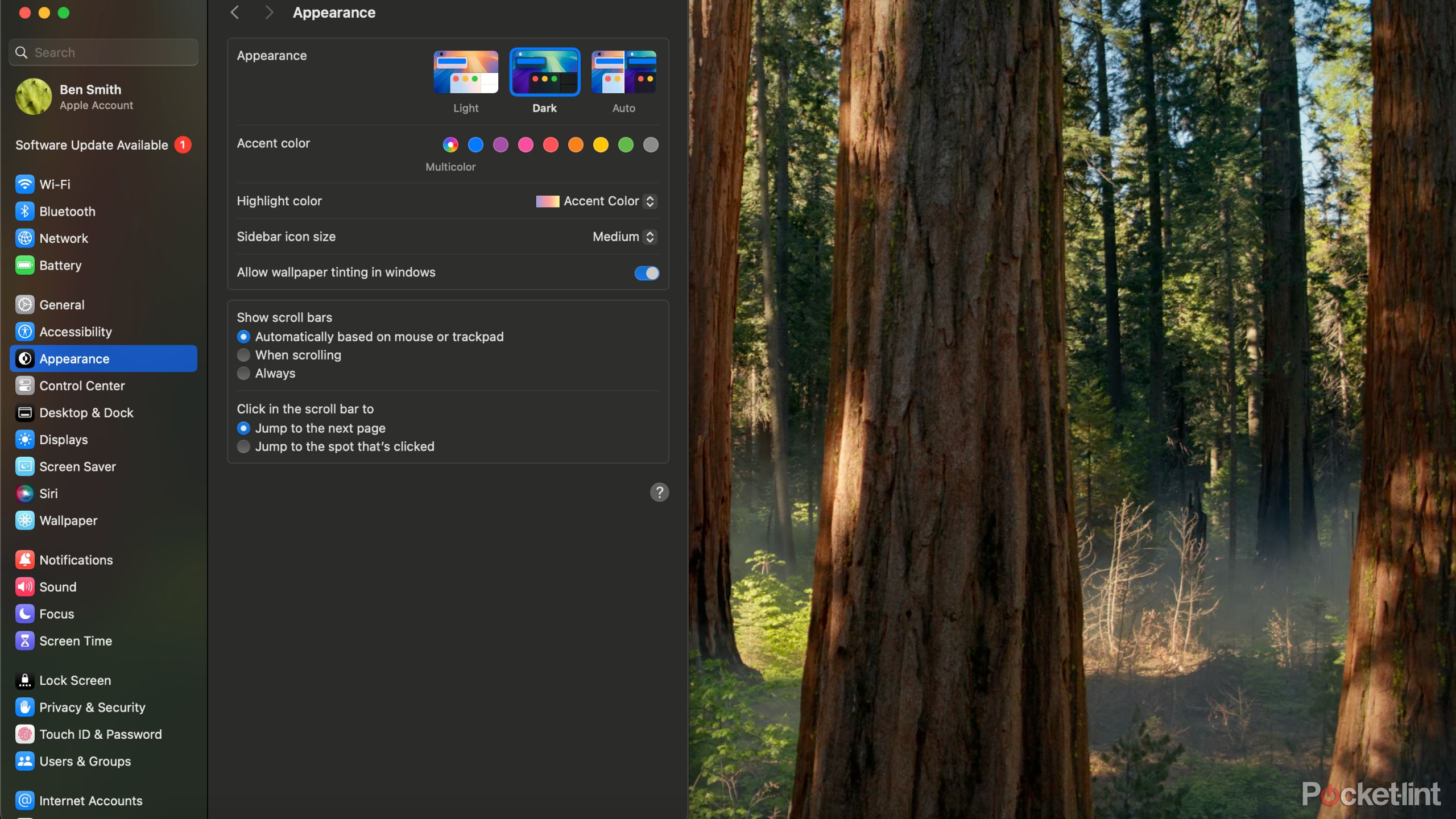 A screenshot of the macOS focus settings.