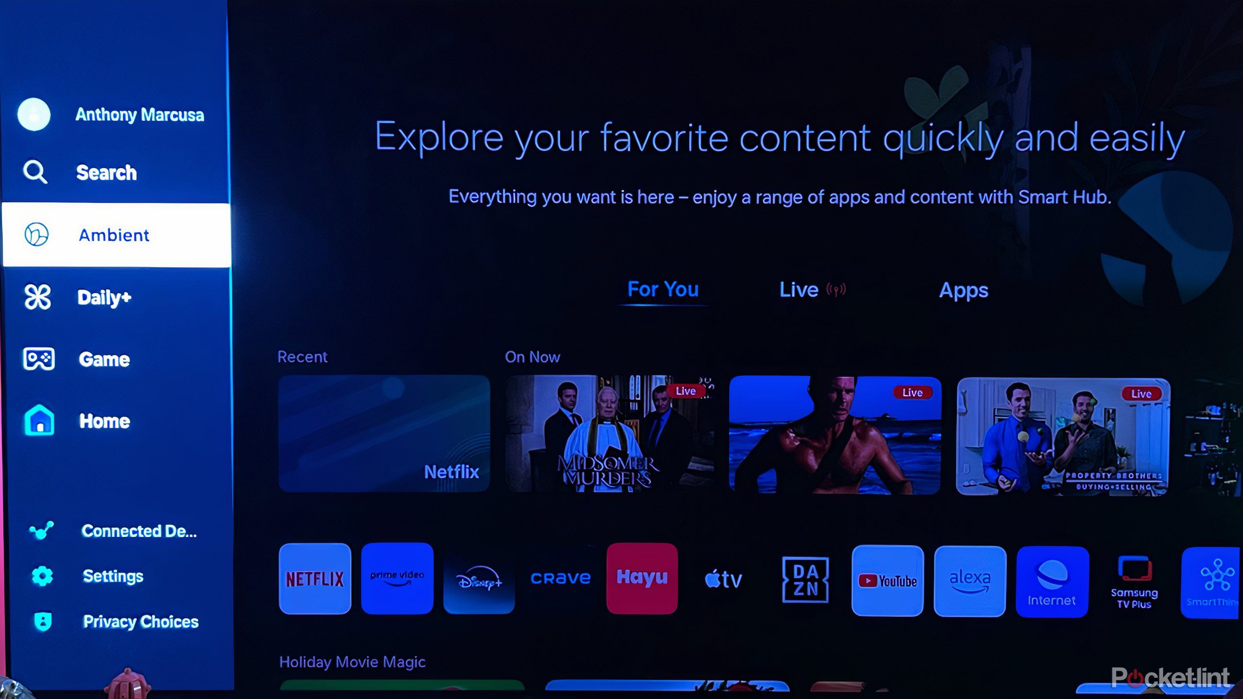 How to use ambient mode on Samsung TV