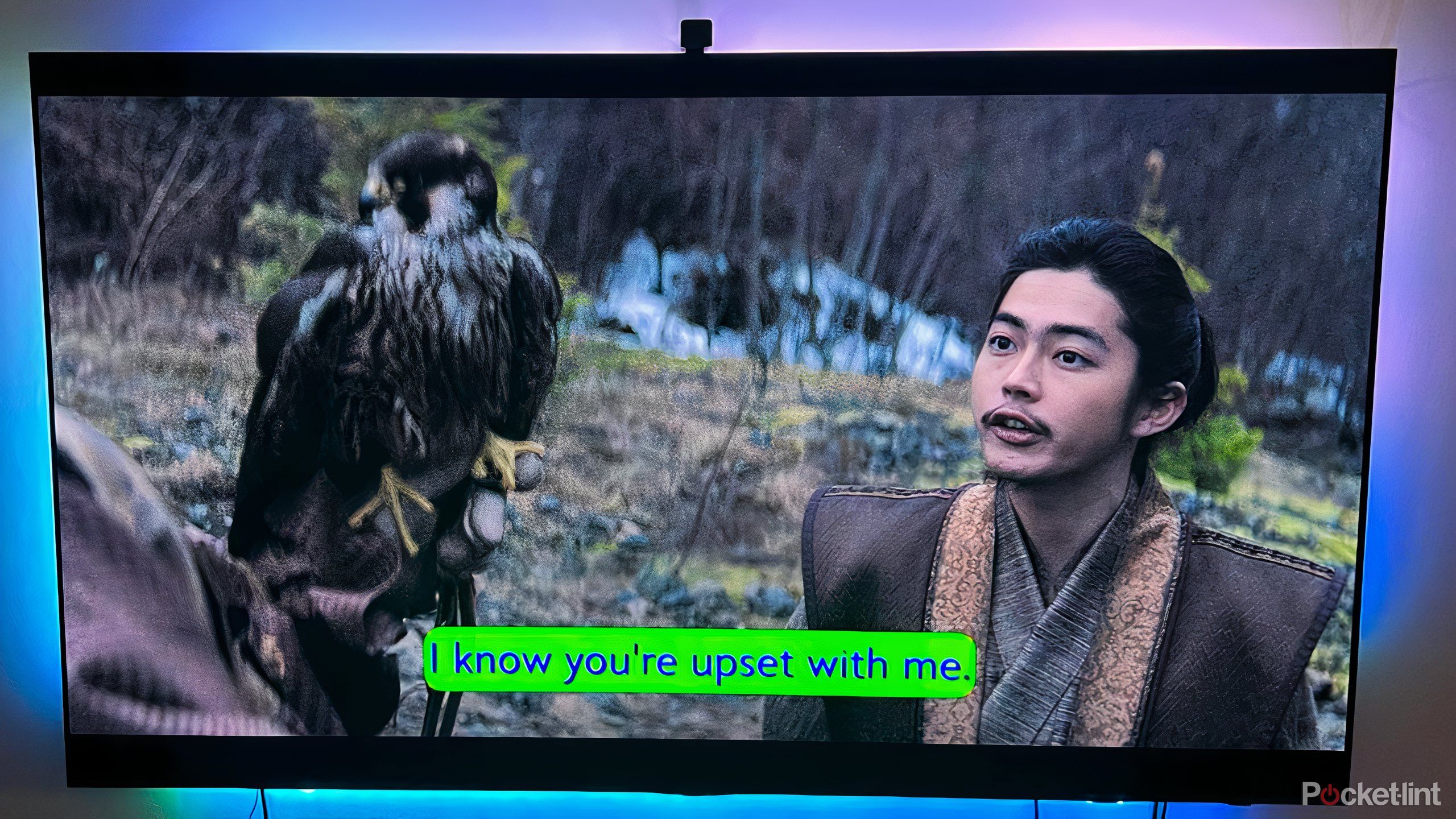 Subtitle options on Disney+ show Shogun. 