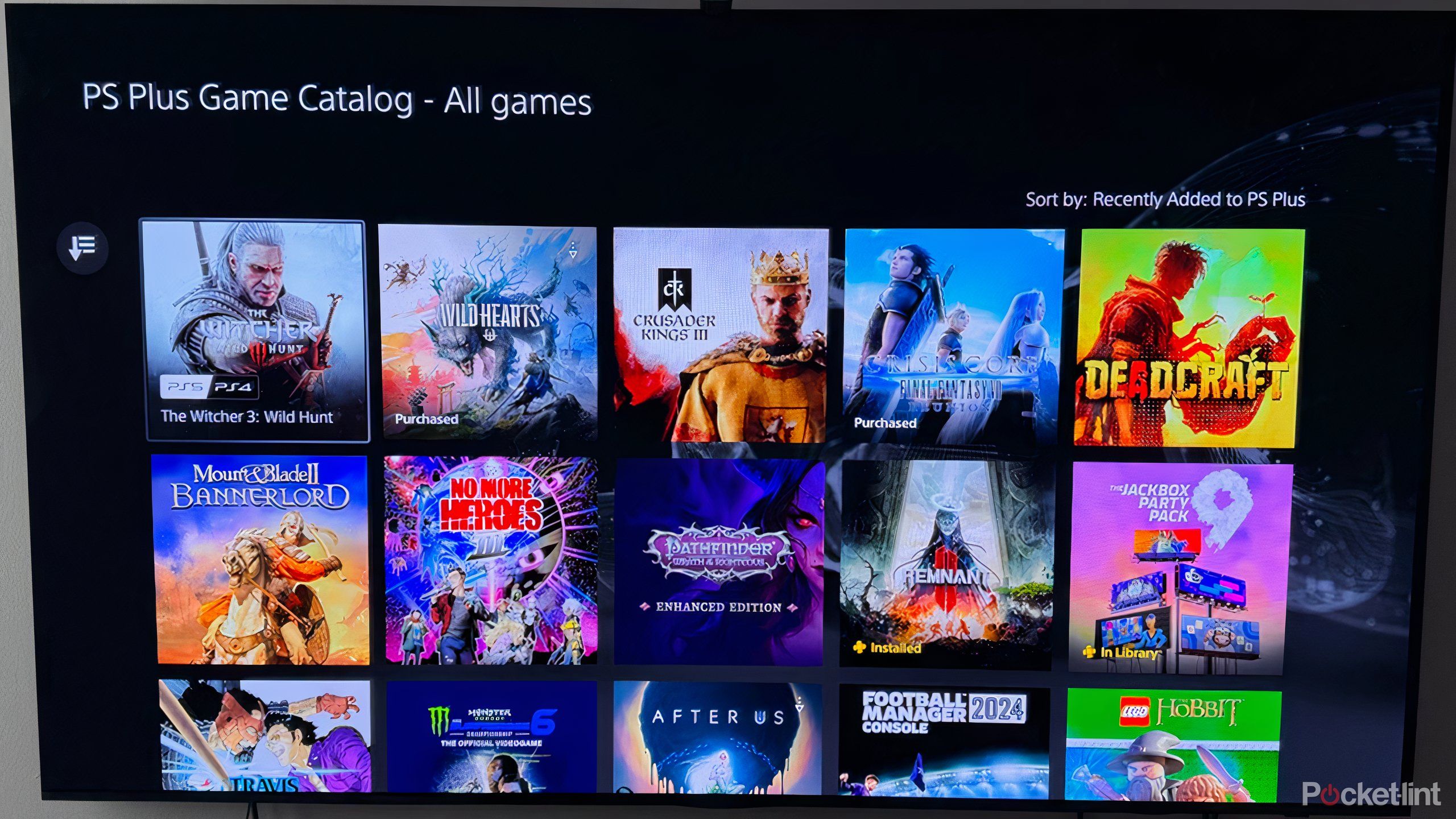 PS Plus games catalog