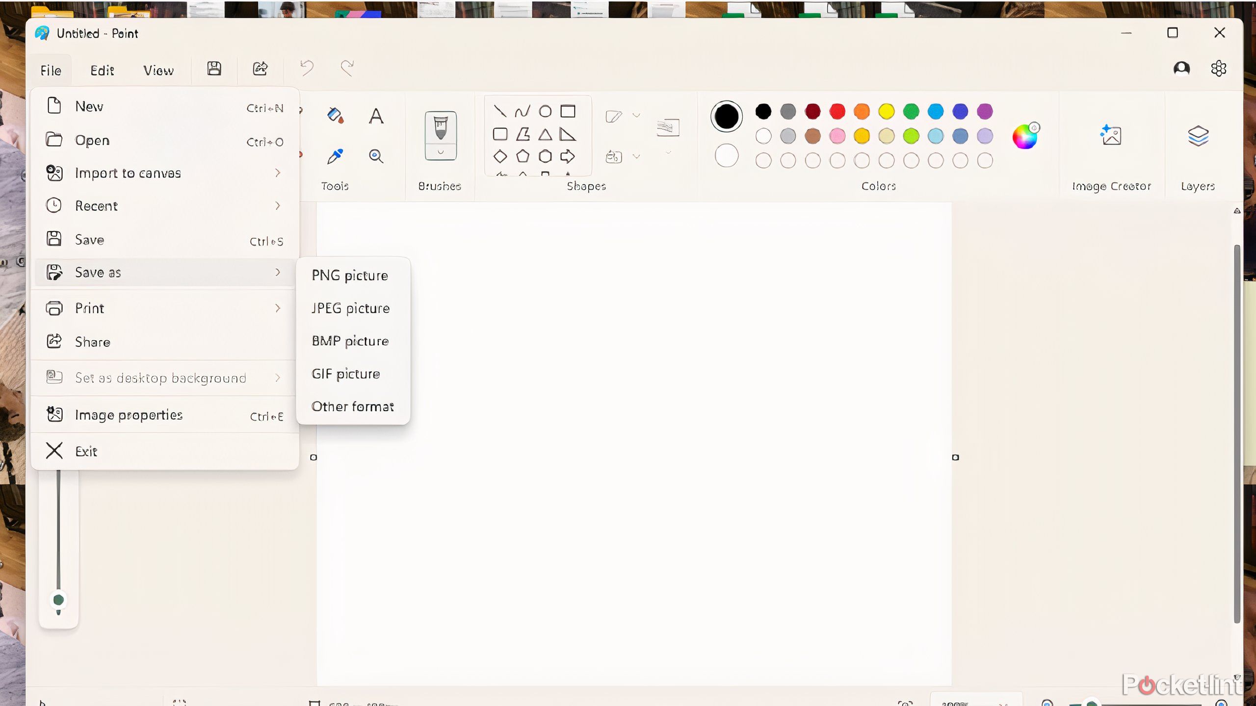 Microsoft paint in windows 11. 