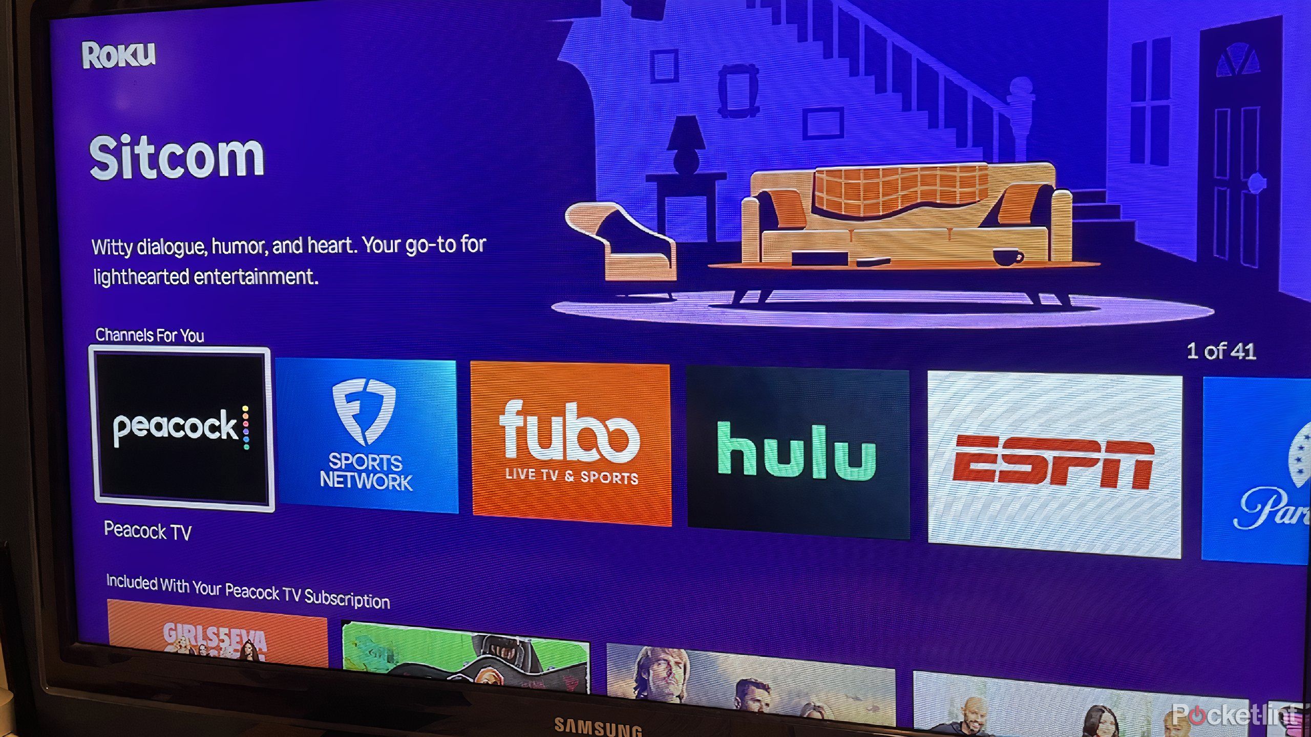 Roku zone for sitcoms