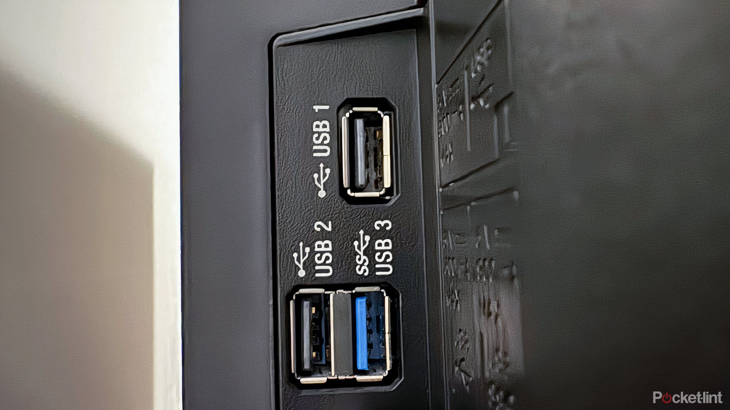 USB-A ports on a television