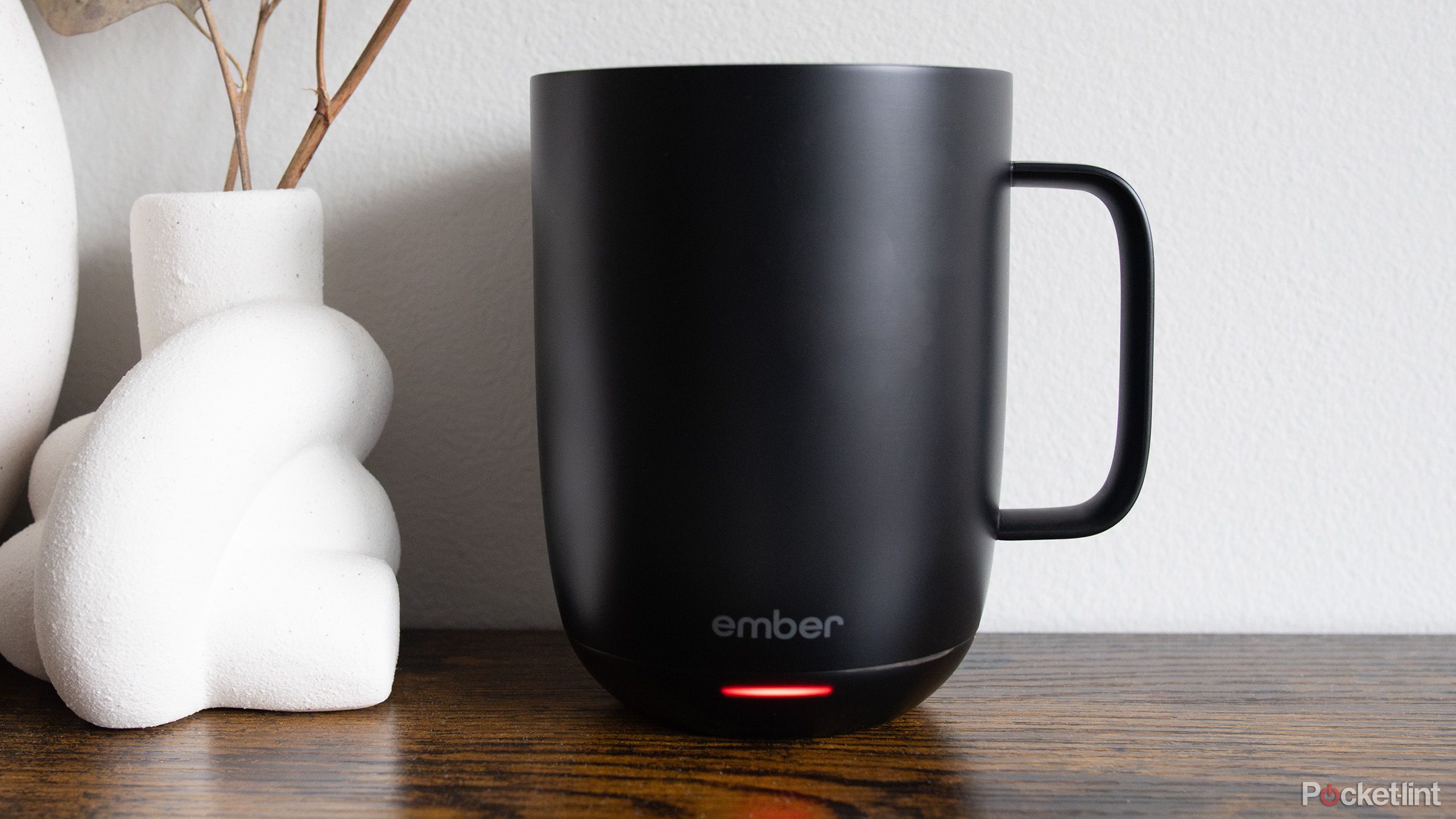 The Ember Mug 2 on a desk 