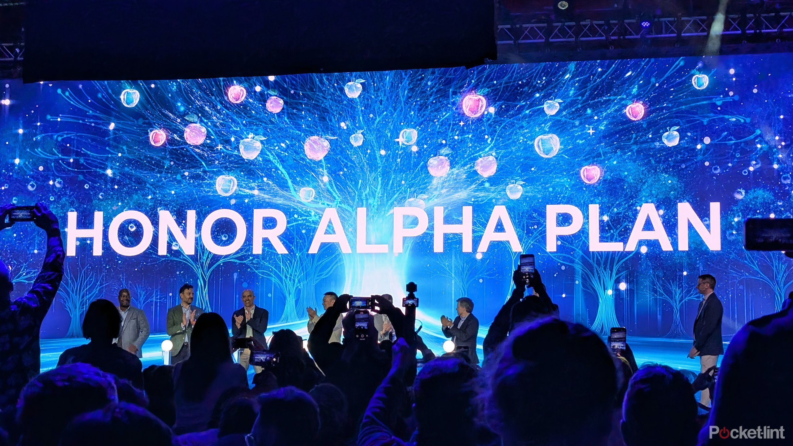 Honor Alpha Plan being unveiled on stage