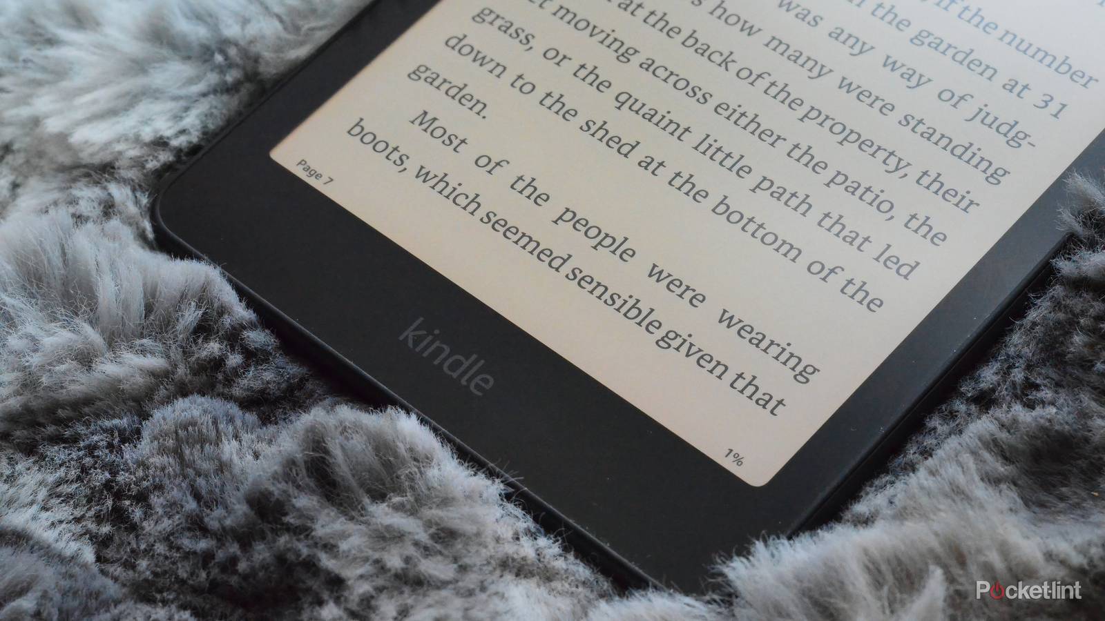 A close-up of the 2024 Kindle Paperwhite.