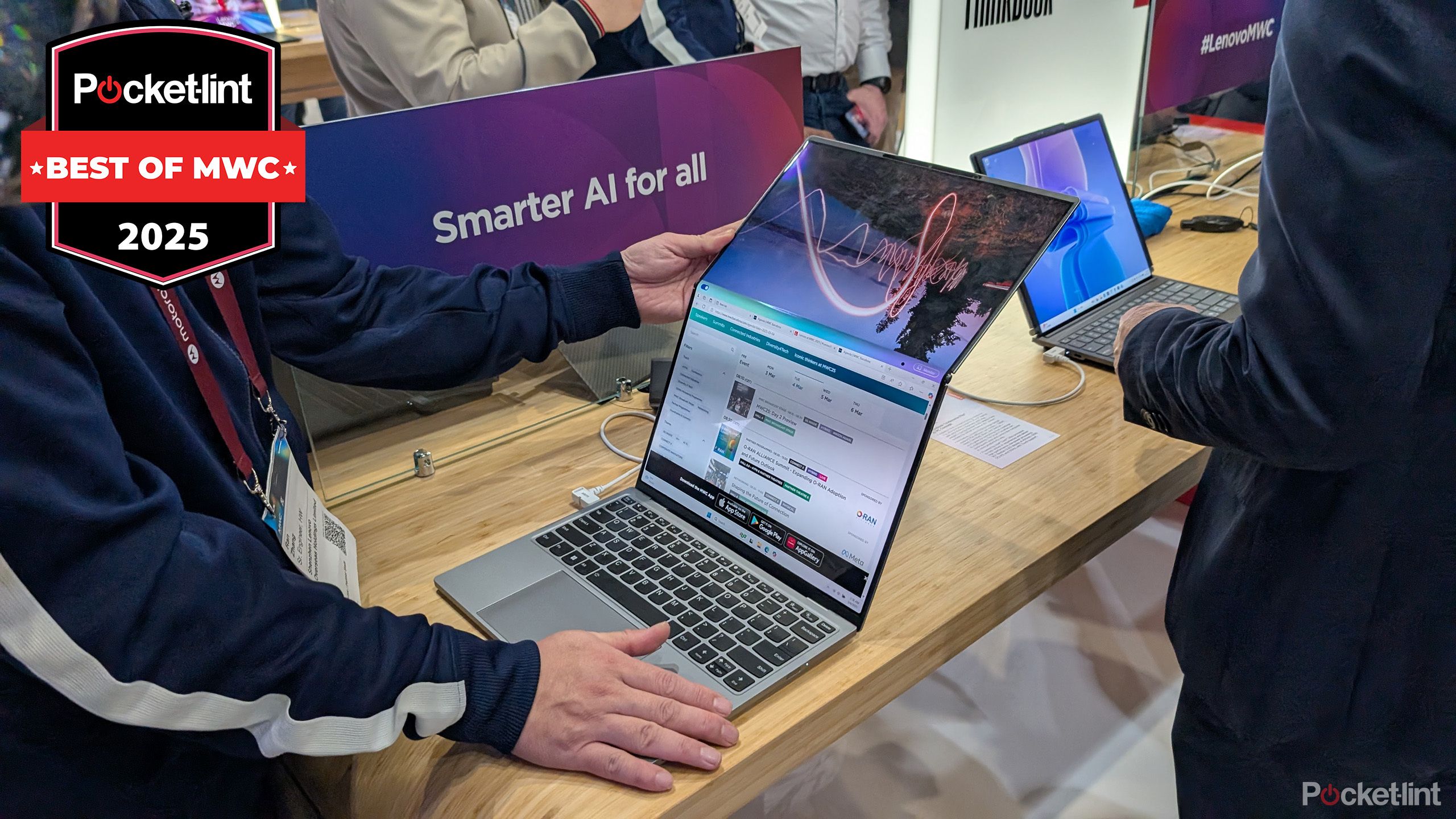 Lenovo ThinkBook Codename Flip at MWC 2025