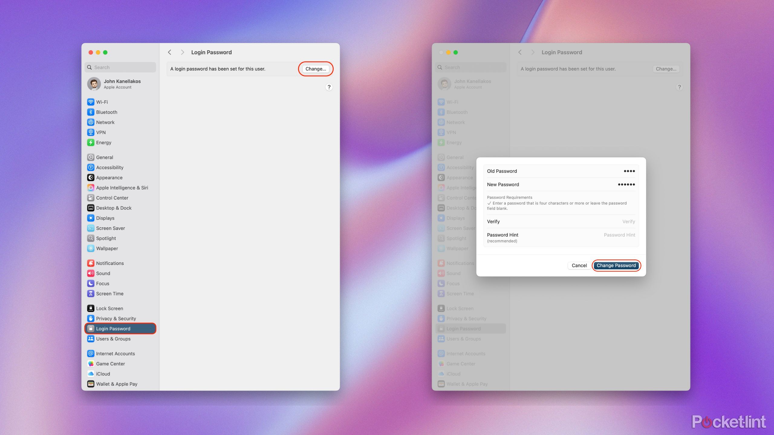 6-digit pin steps for macOS