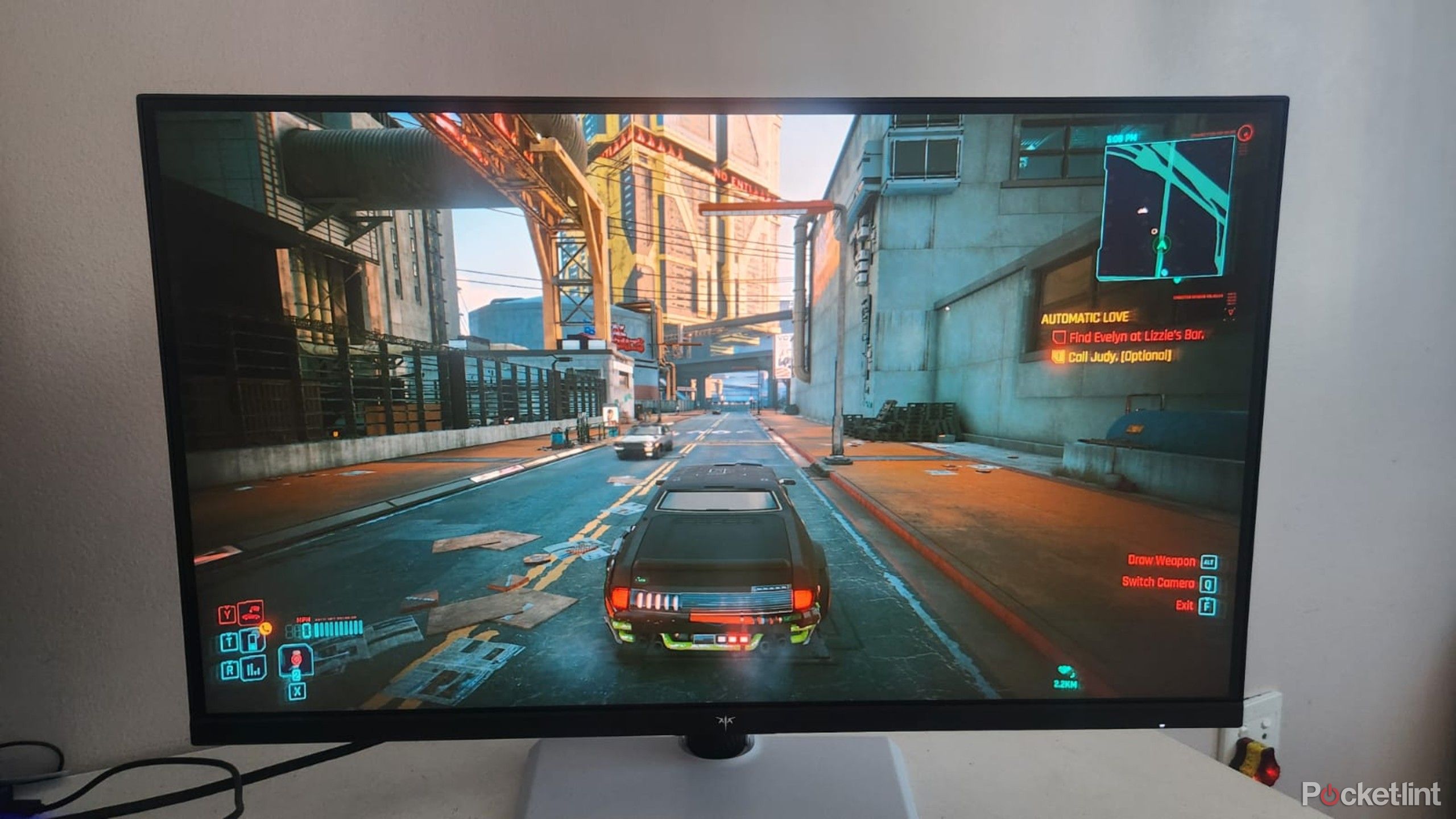 KTC featuring a car driving game. 