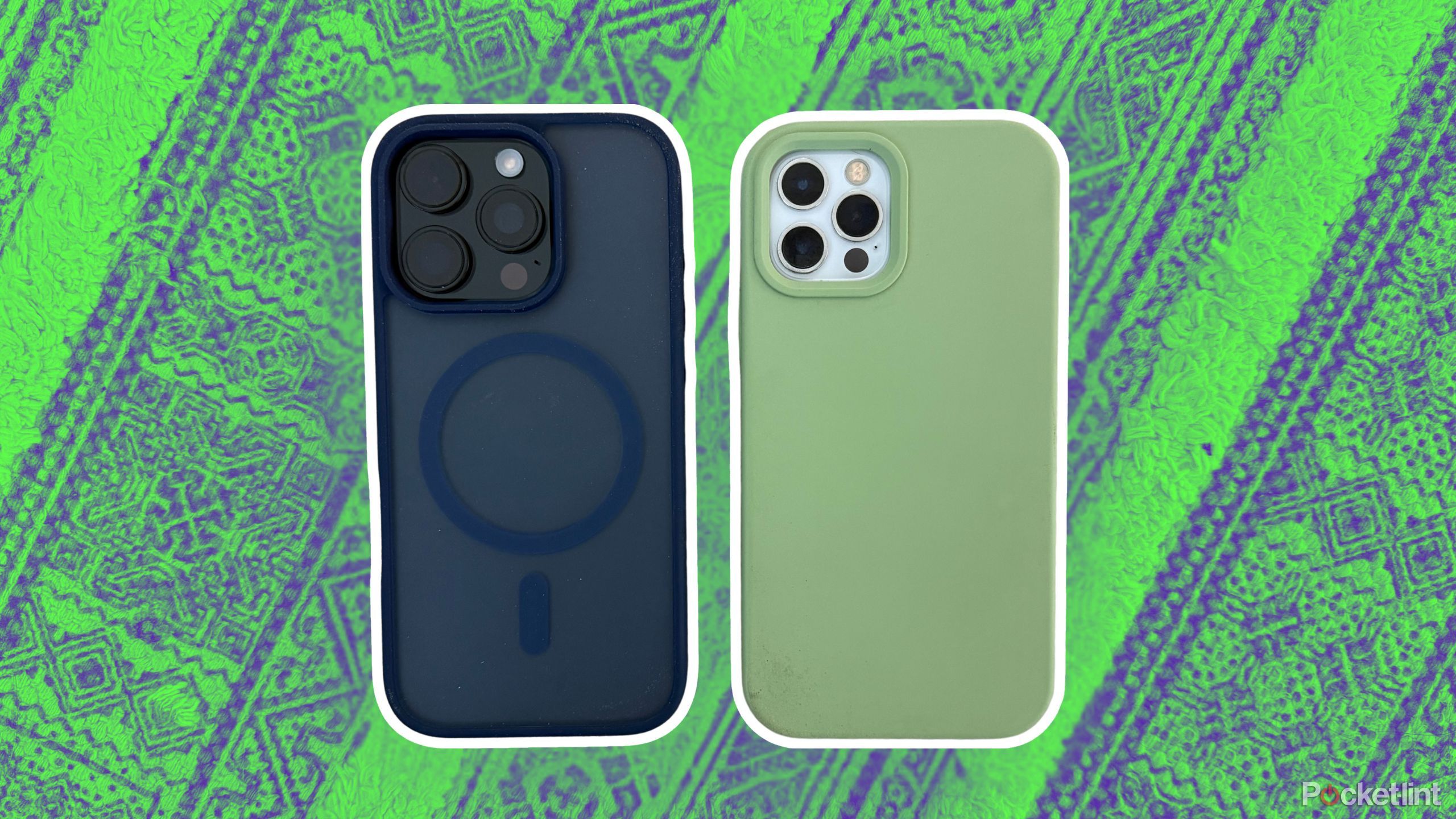 iPhone 16 Pro and 12 Pro side by side. 