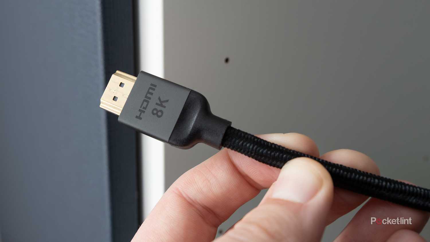 An 8K-rated HDMI cable.