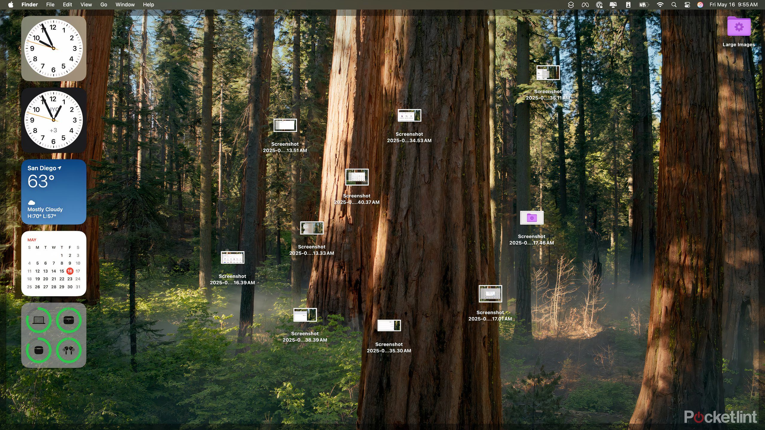 A desktop with files spread everywhere.
