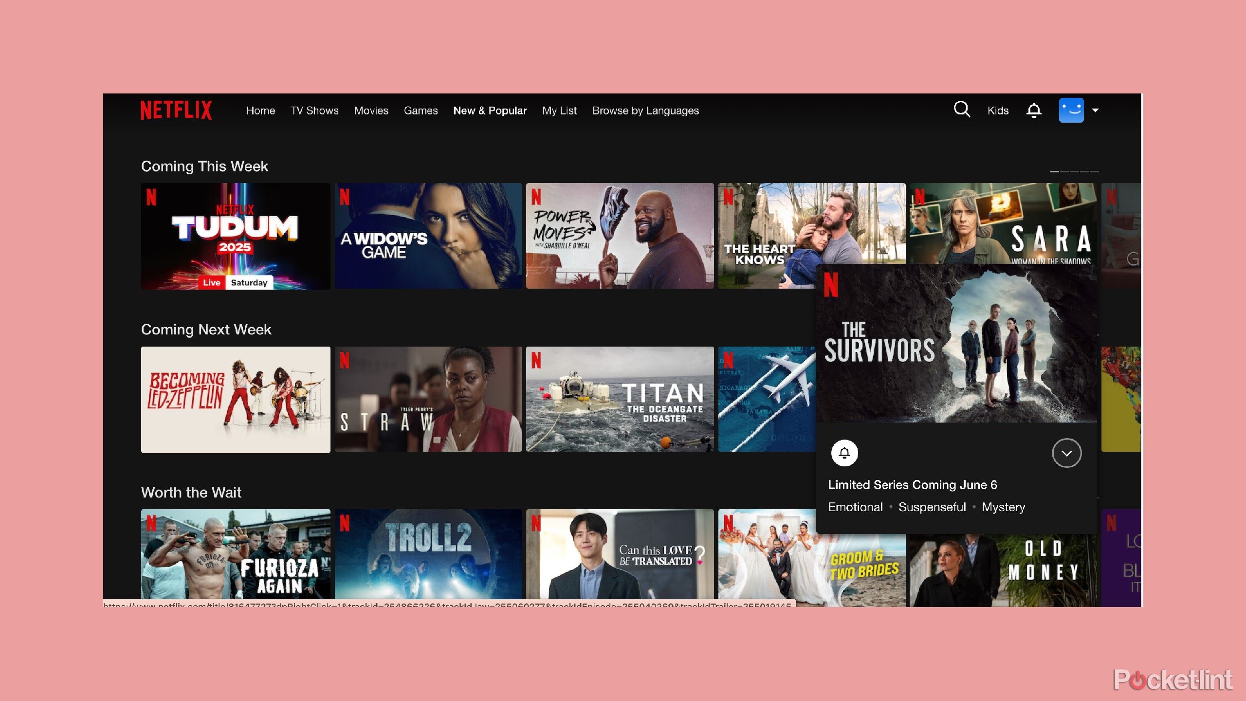 Netflix's up and coming content