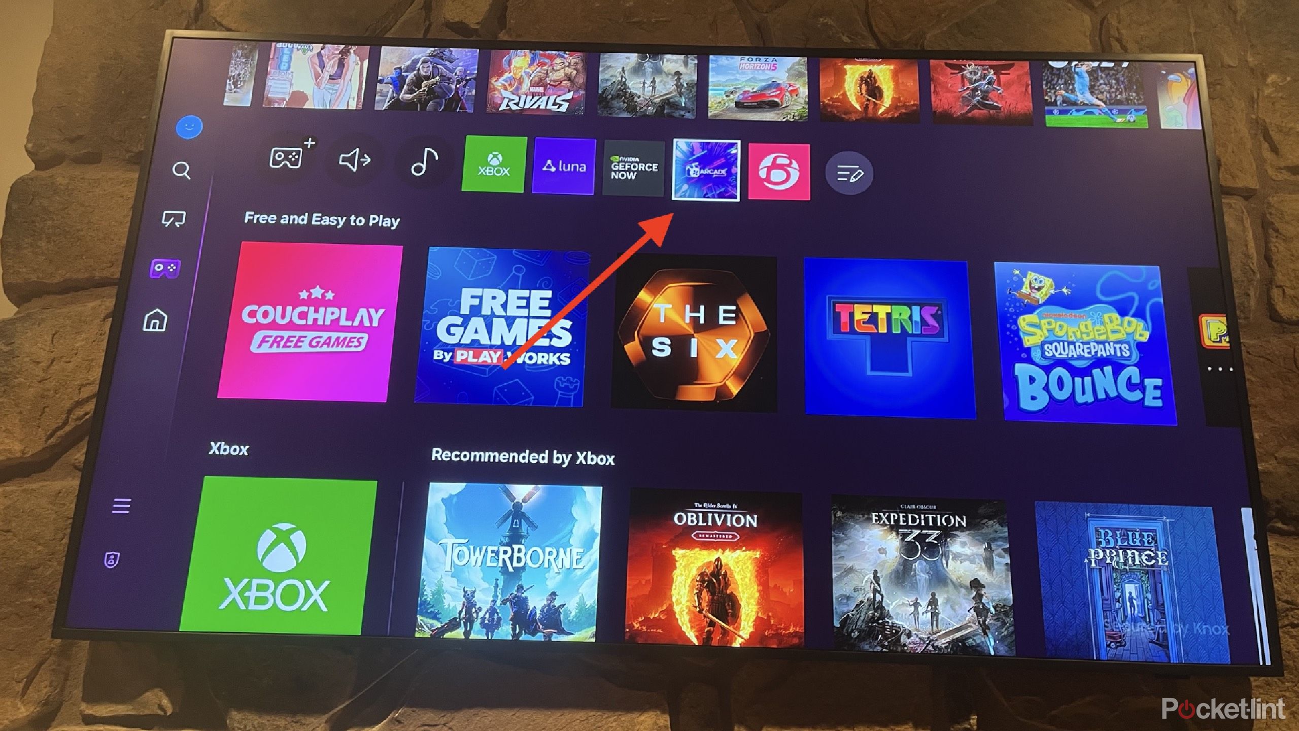 Samsung TV included gaming