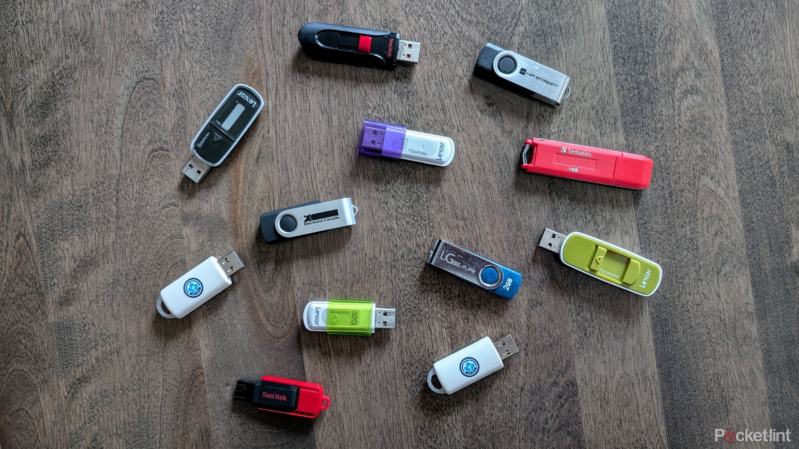 USB flash drives assorted