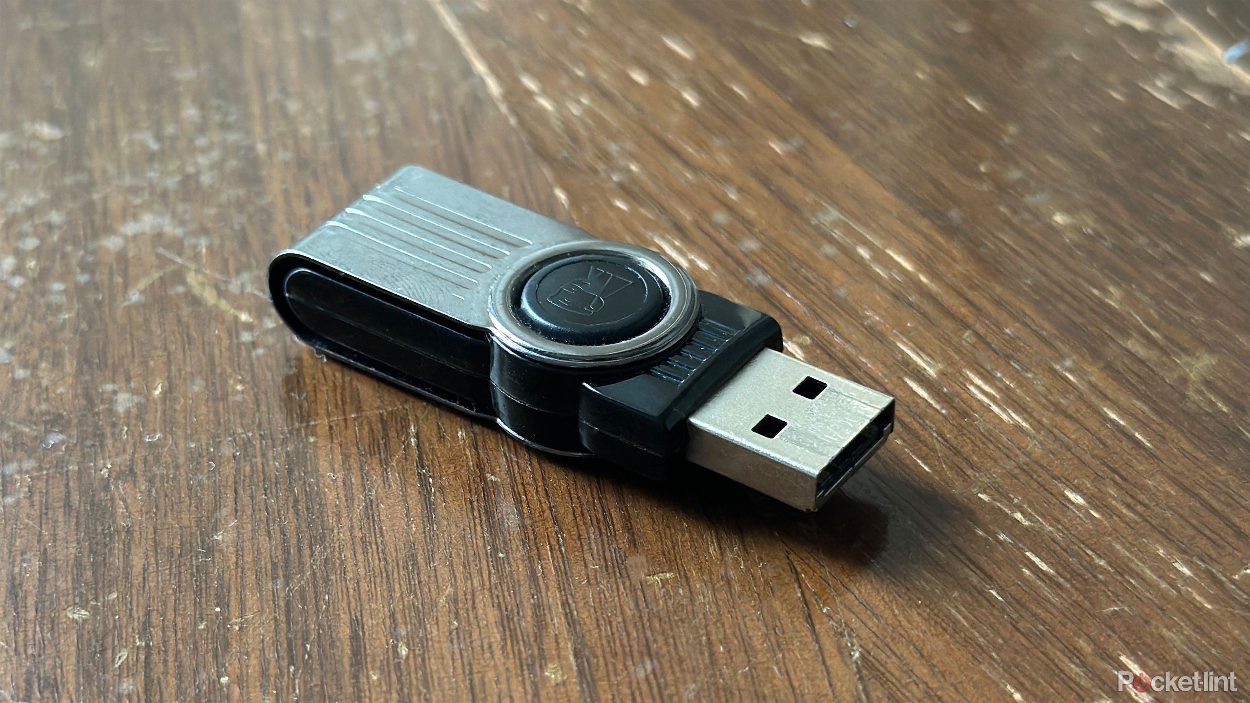 USB sticks have two square holes and now I know why
