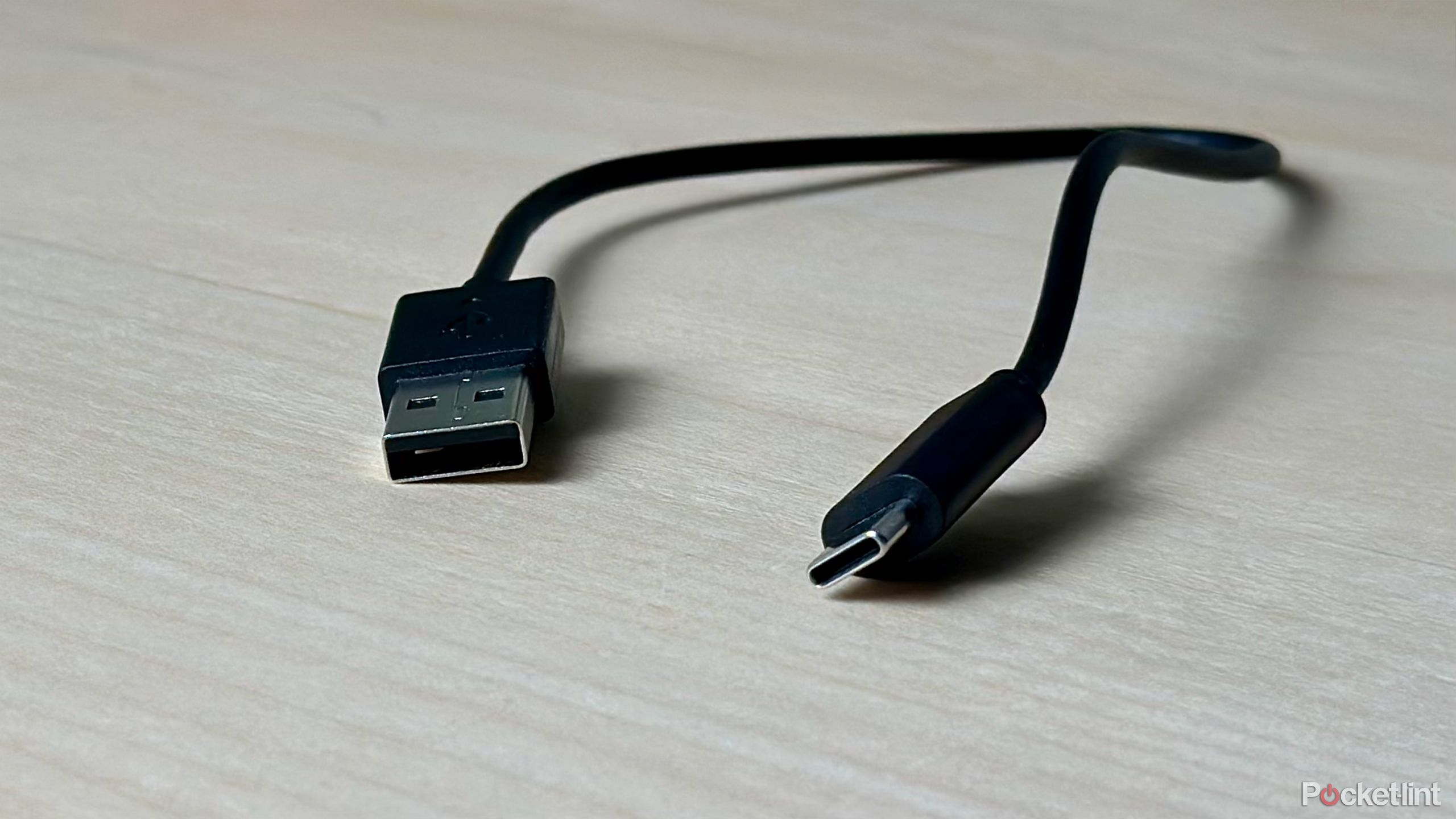 USB-C to Type-A cable.