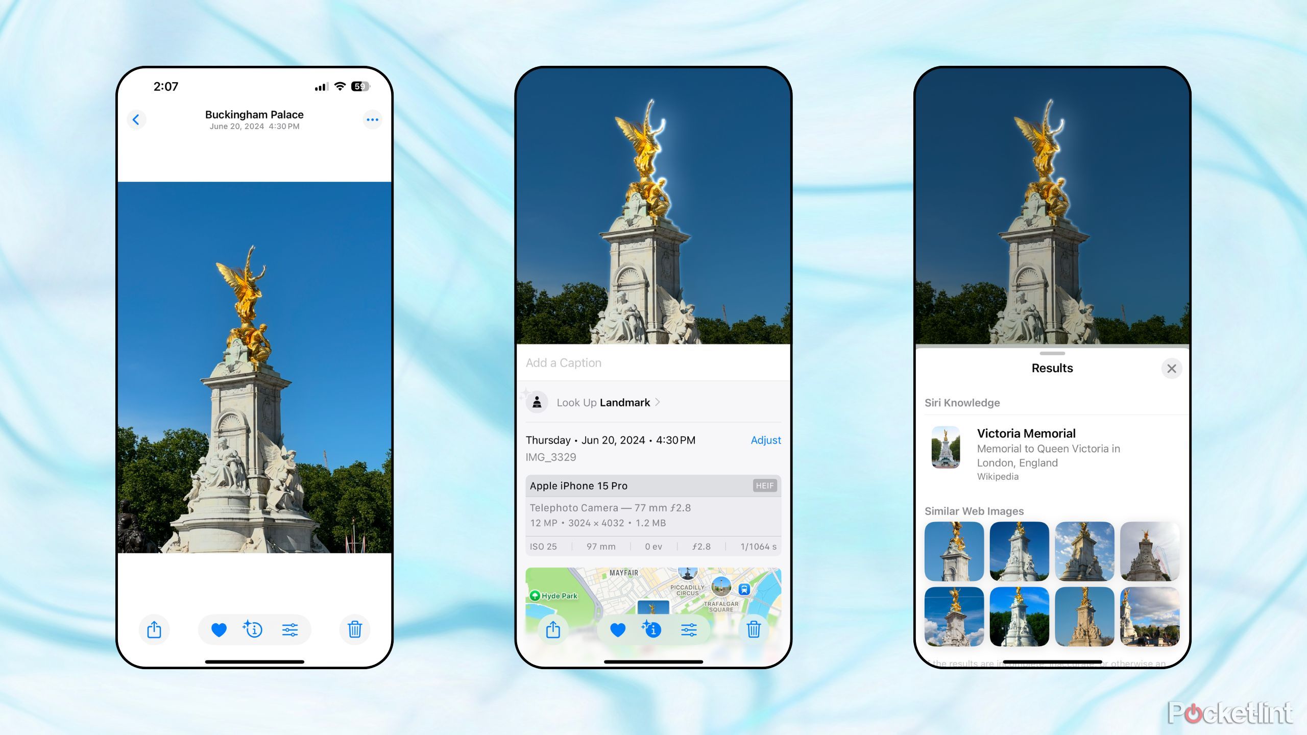 Apple Enhanced Visual Search iOS screenshots