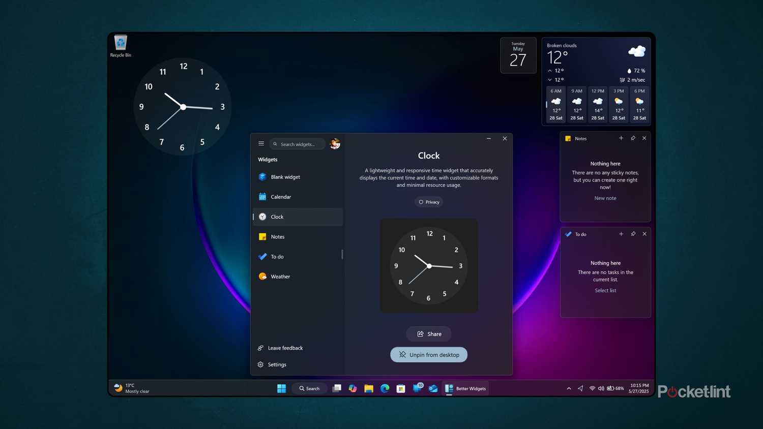 Projects Screen Widget Desktop 5 apps I use to bring widgets to my Windows 11 desktop