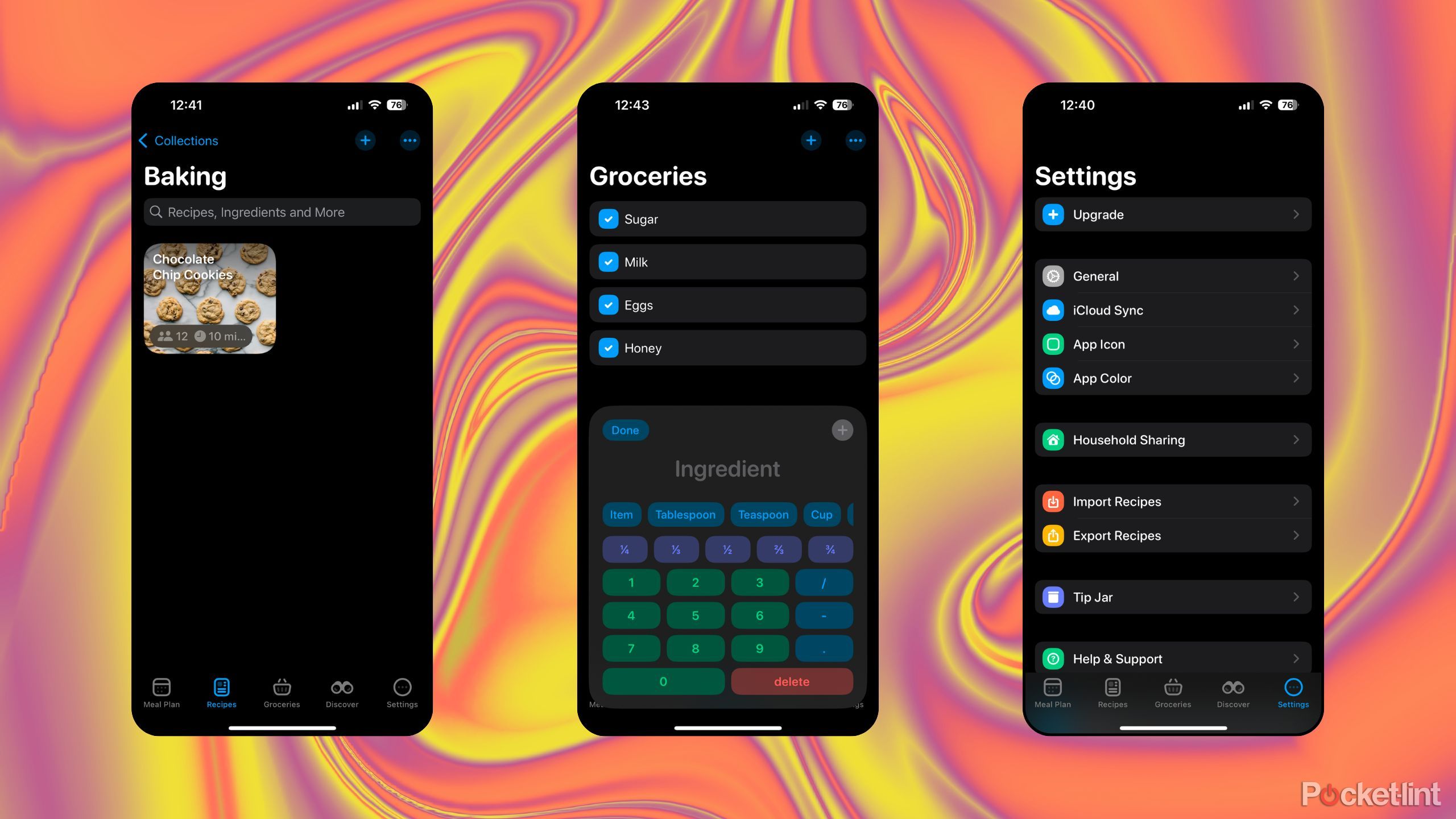 Crouton: Recipe Manager screenshots