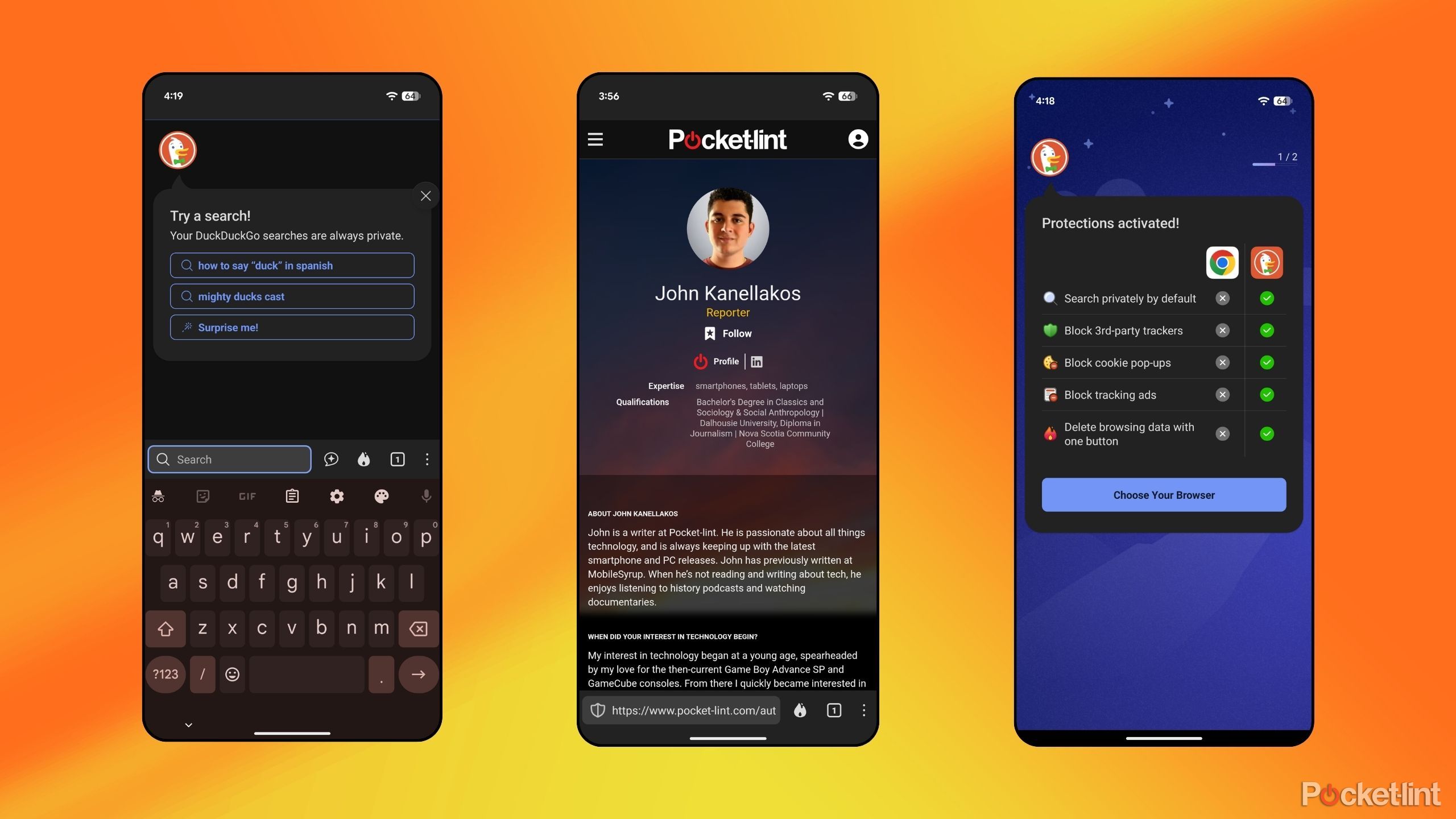 DuckDuckGo Android screenshots