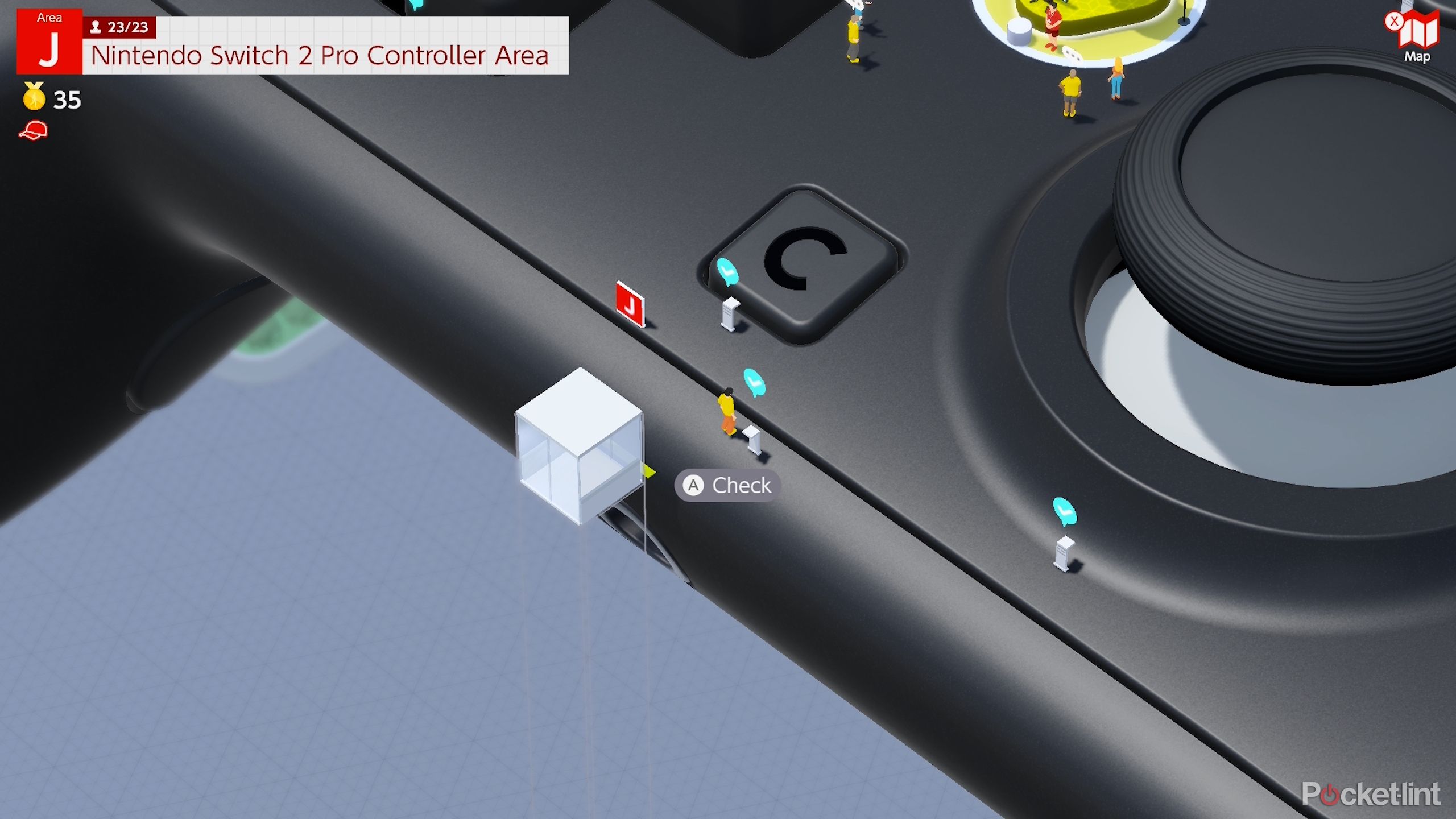 Finding a stamp in Nintendo Switch 2 Welcome Tour