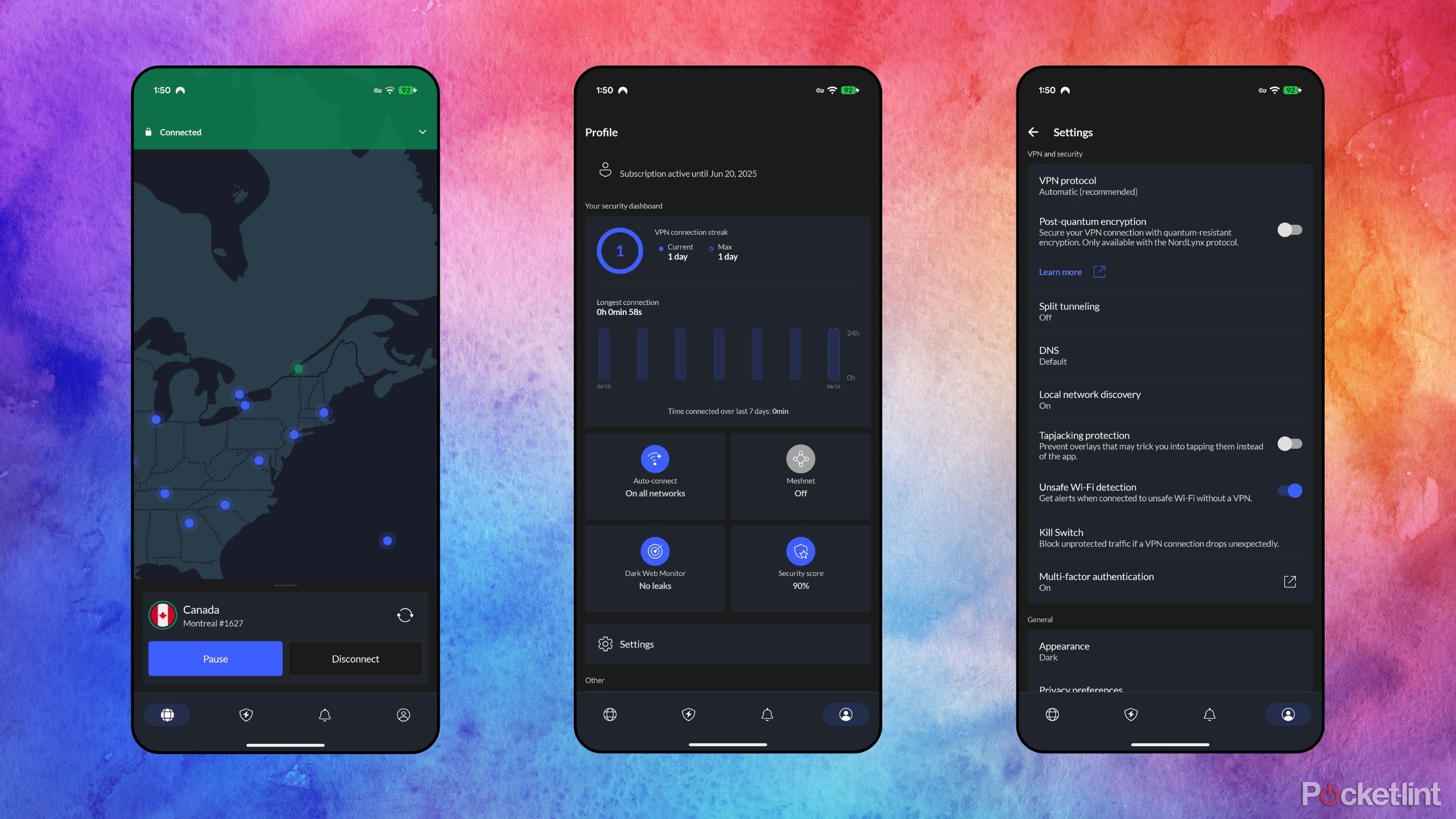NordVPN screenshots