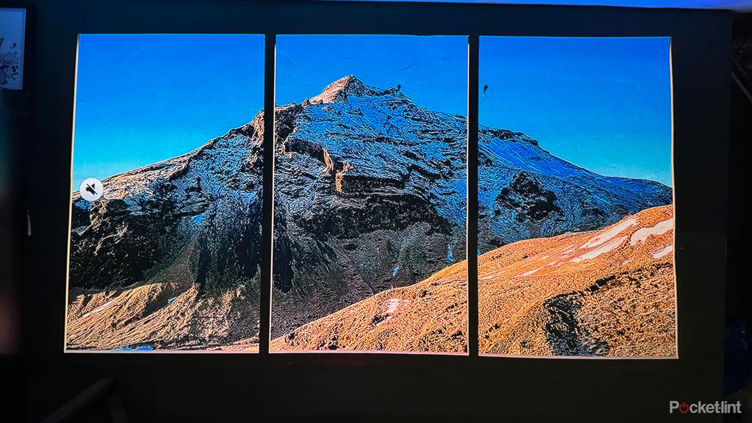 Ambient mountainview display on Samsung Premiere 5 Projector