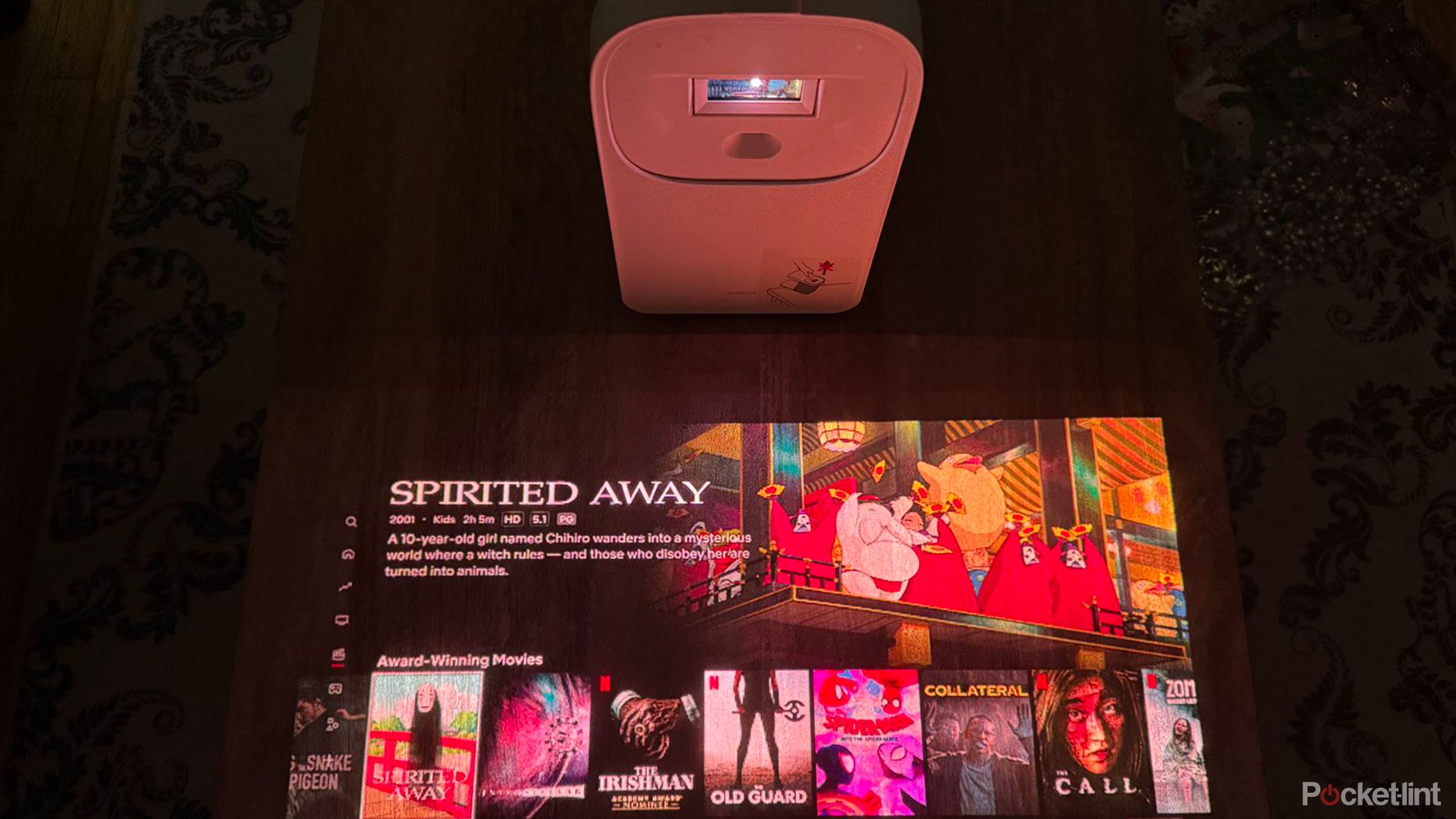 Samsung Premiere 5 Projector casting Netflix