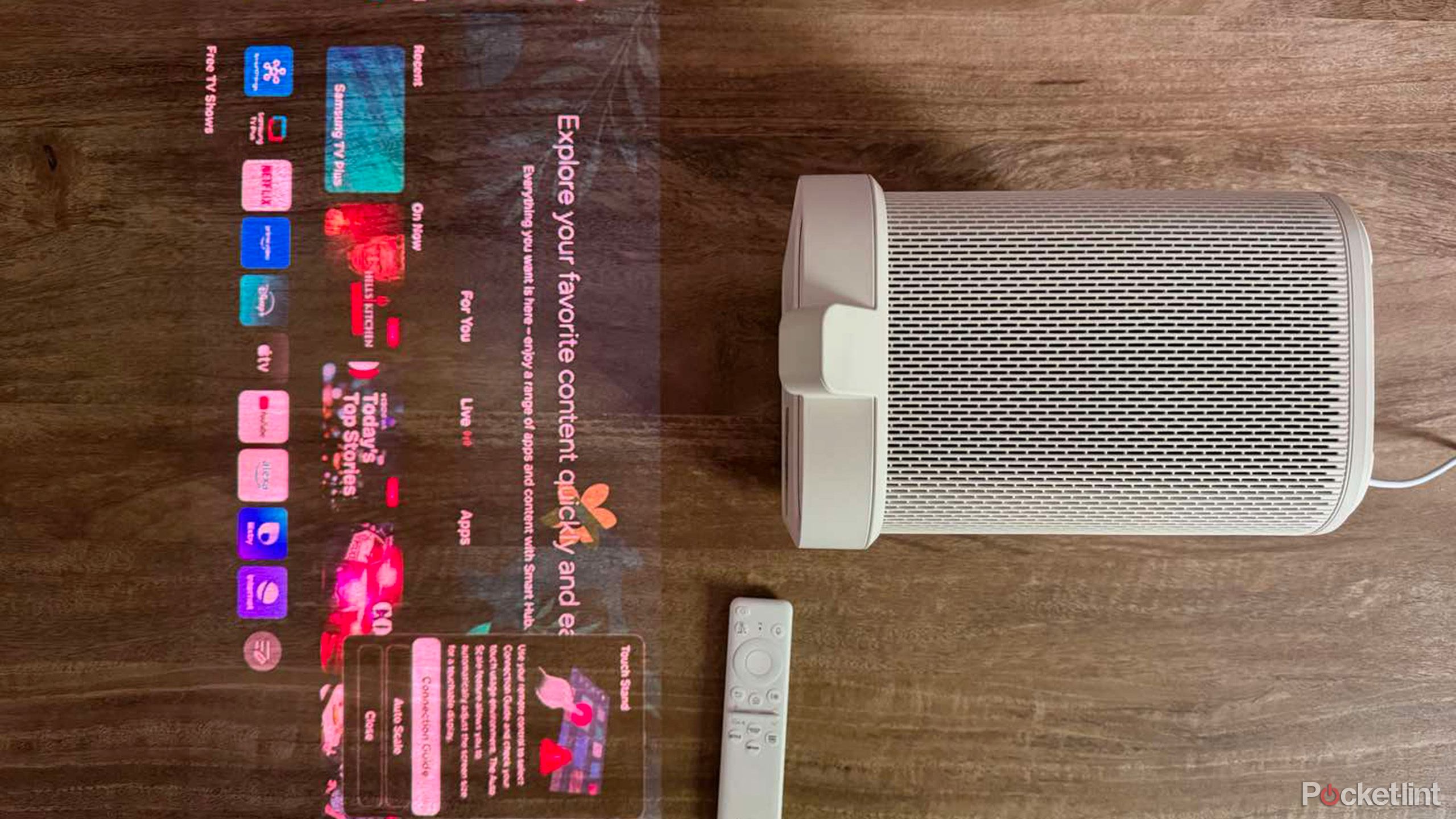 Samsung Premiere 5 Projector casting home page