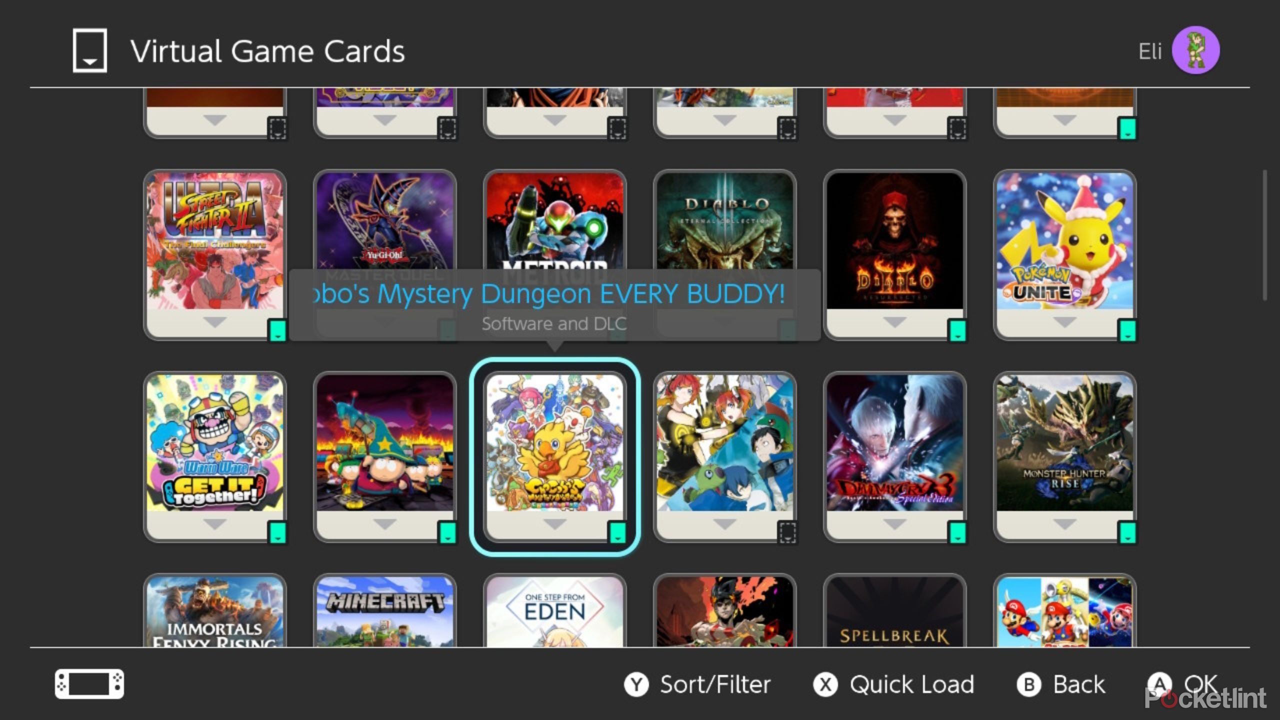 Nintendo Switch Virtual Game Cards