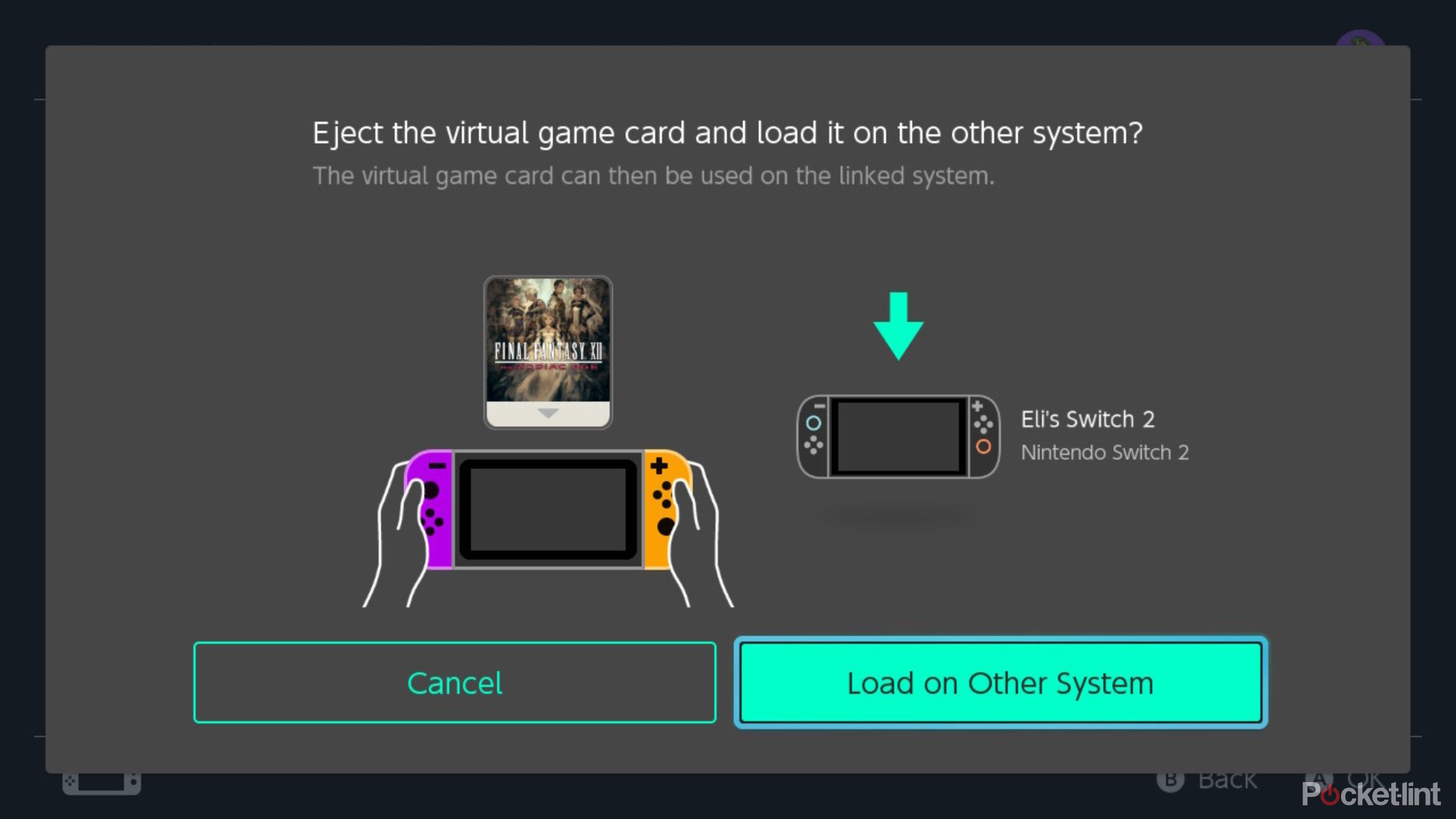 Switch Virtual Game Card