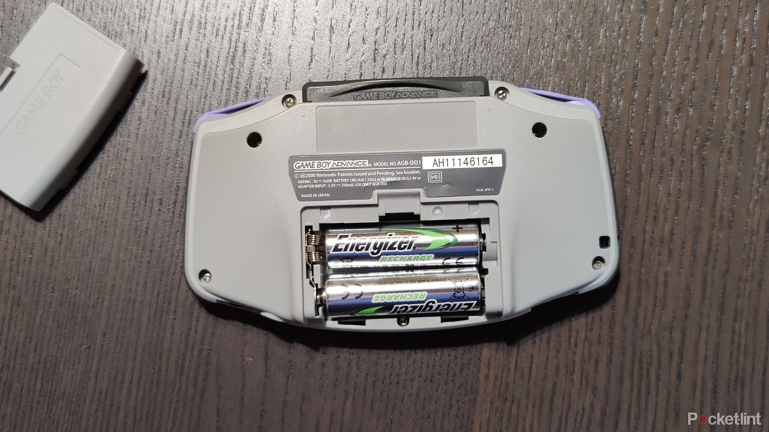game boy advance with rechargeable batteries