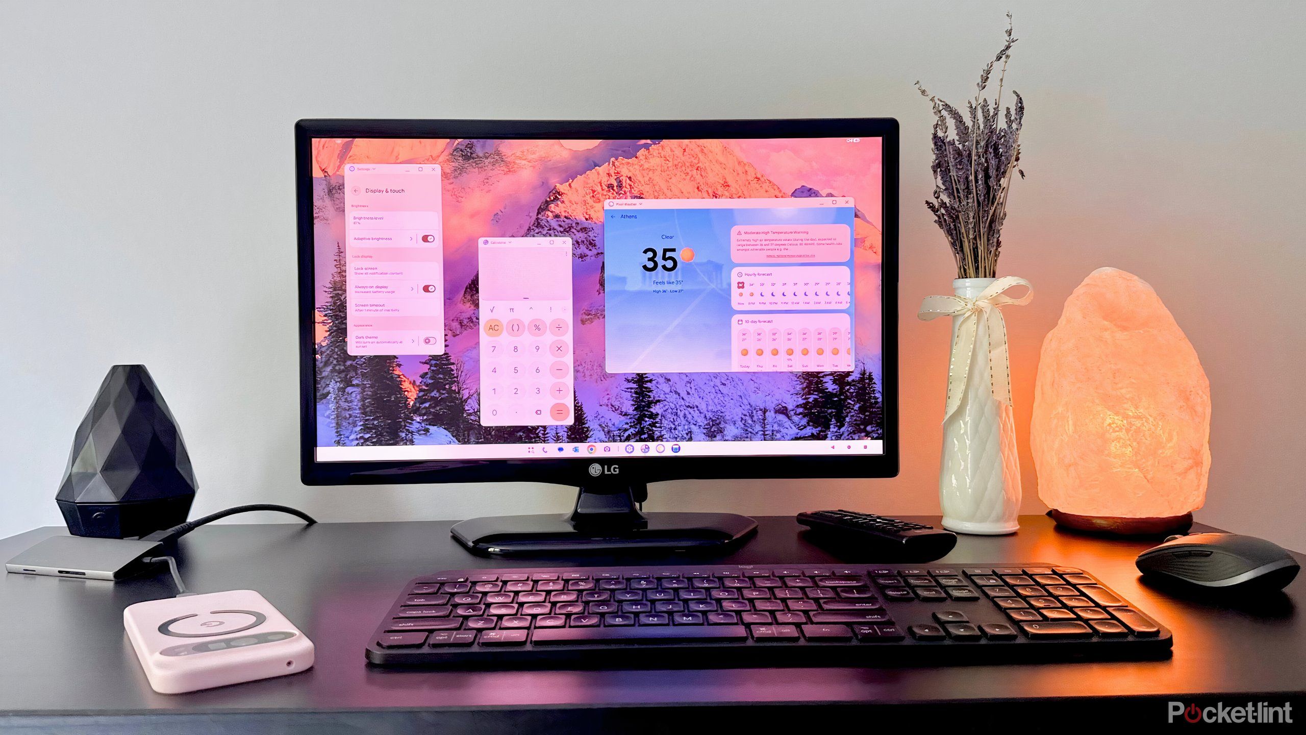 Android 16 QPR1 Beta 2 desktop mode header