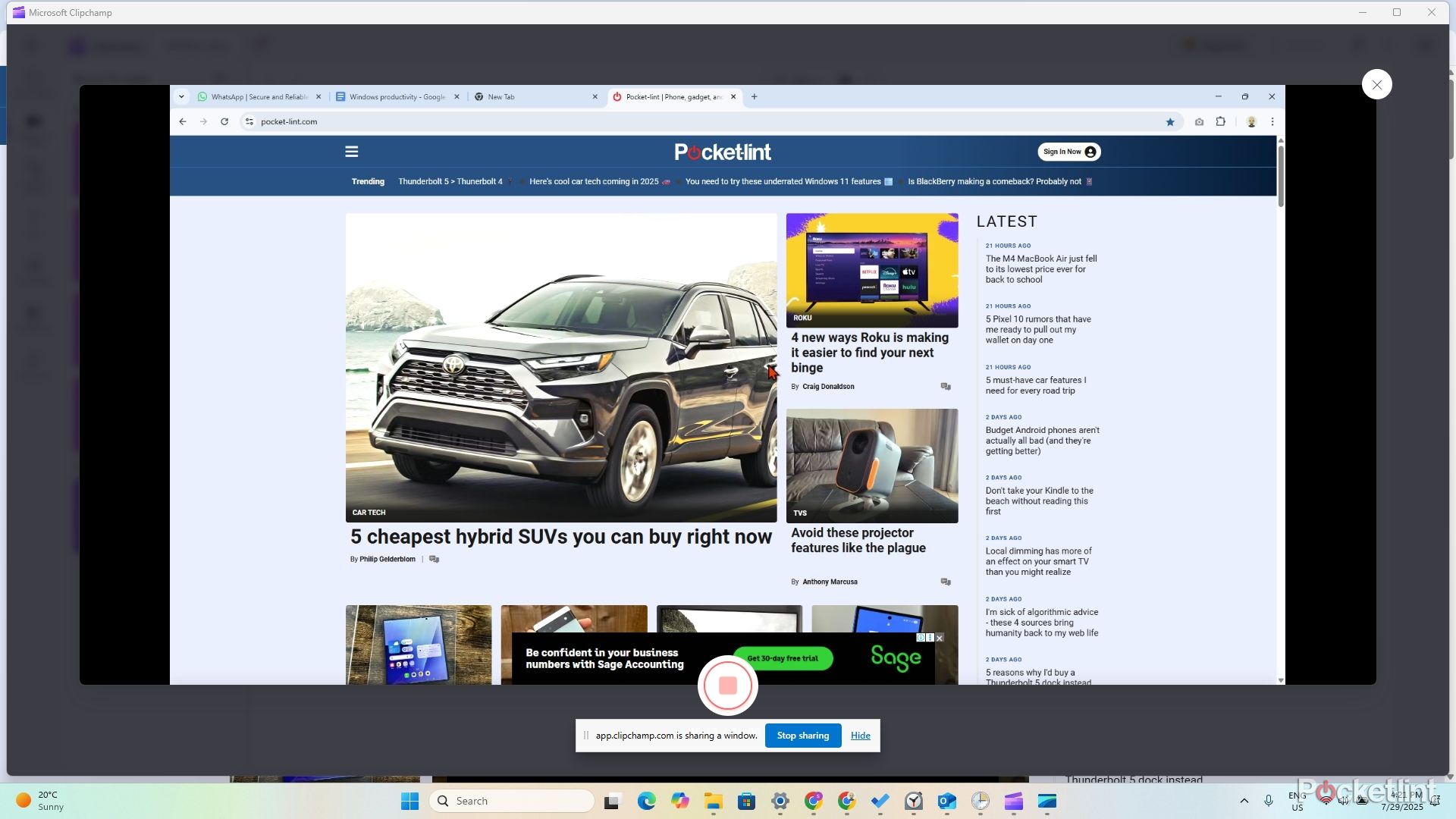 Microsoft Clipchamp