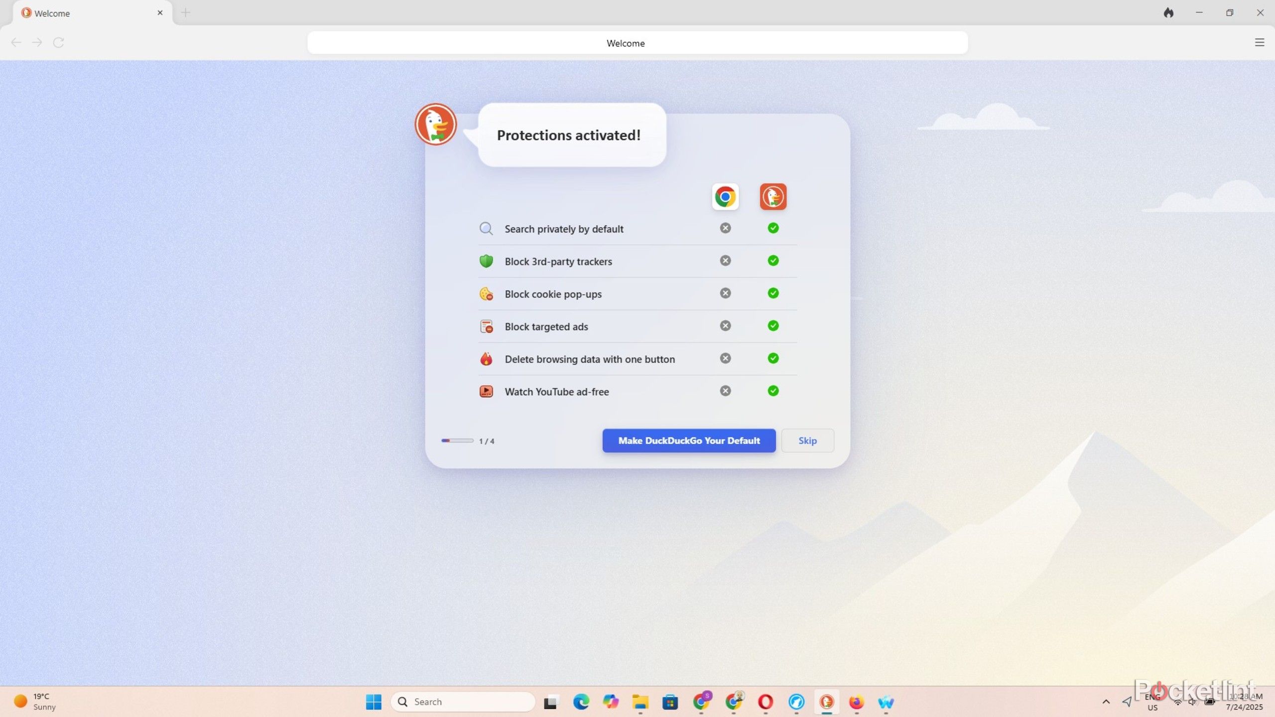 DuckDuckGo setup.