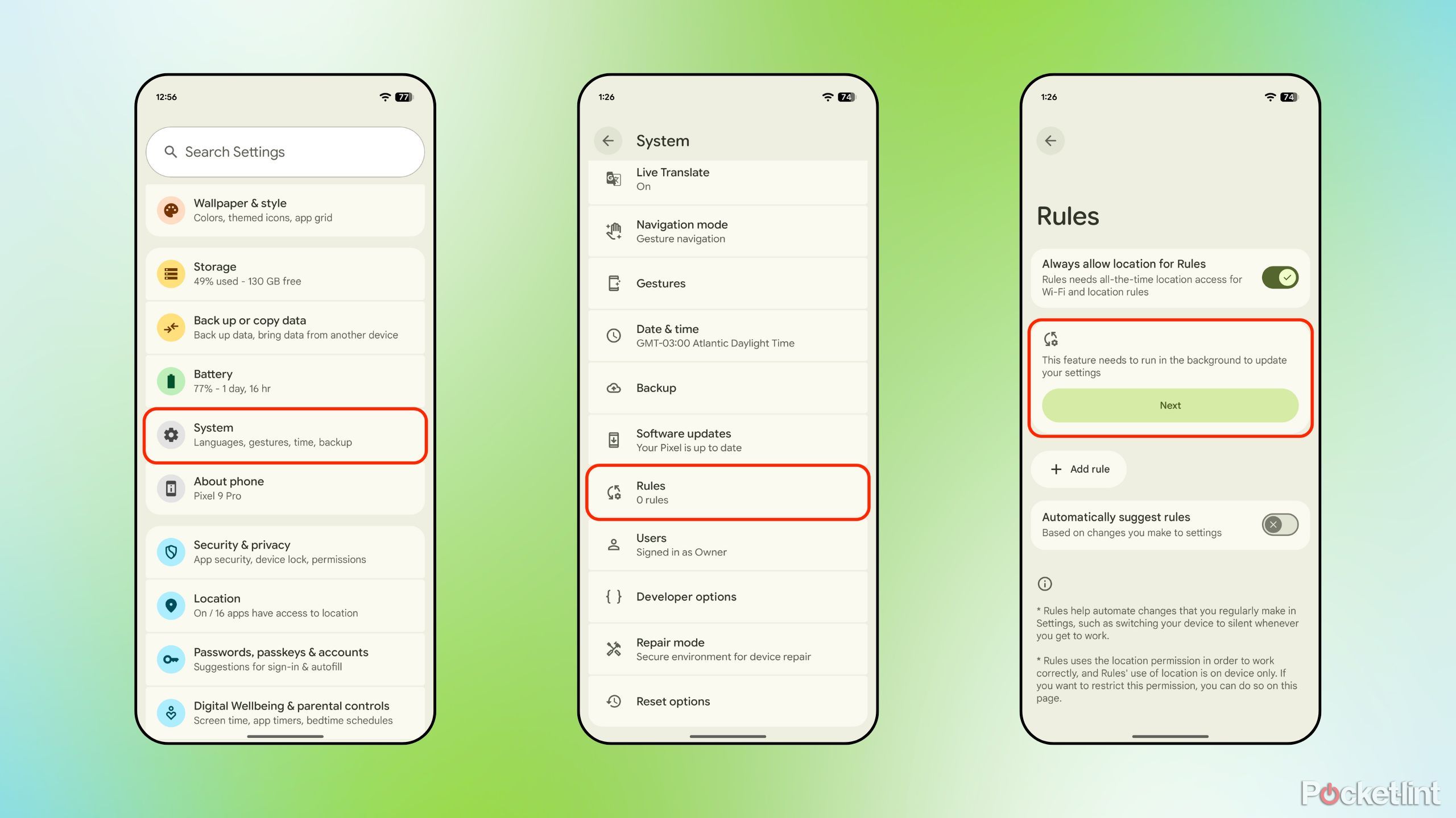 Google Pixel Rules screenshots 1