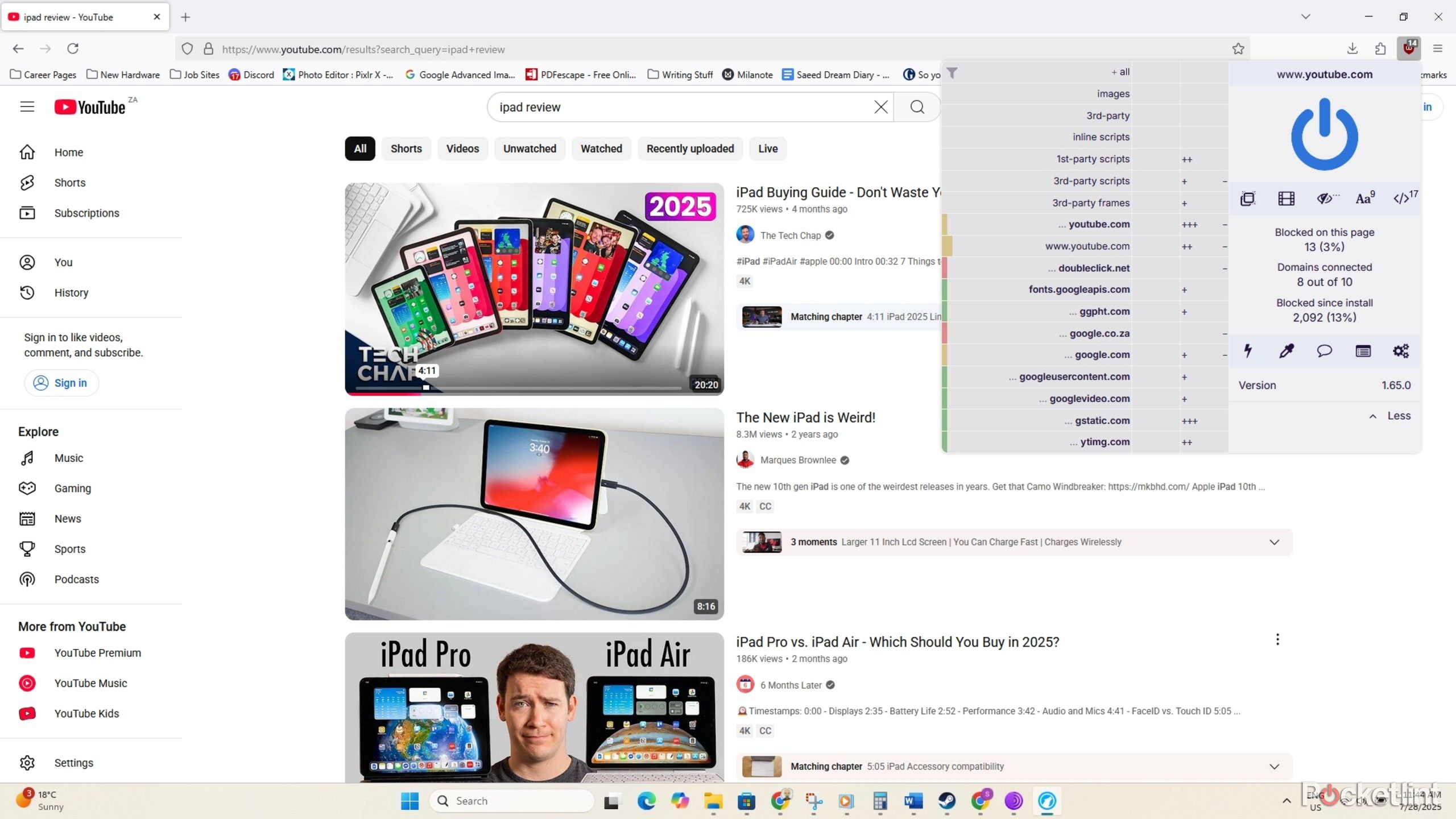 Librewolf ad blocker.