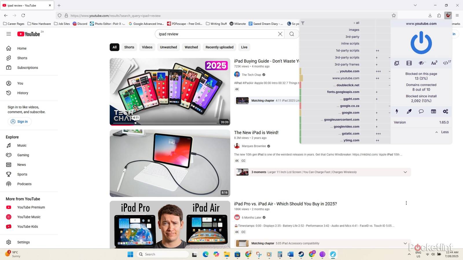 Librewolf ad blocker.