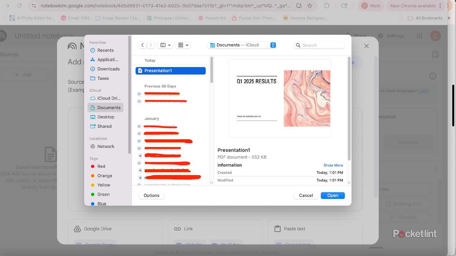 Uploading a PowerPoint deck into NotebookLM