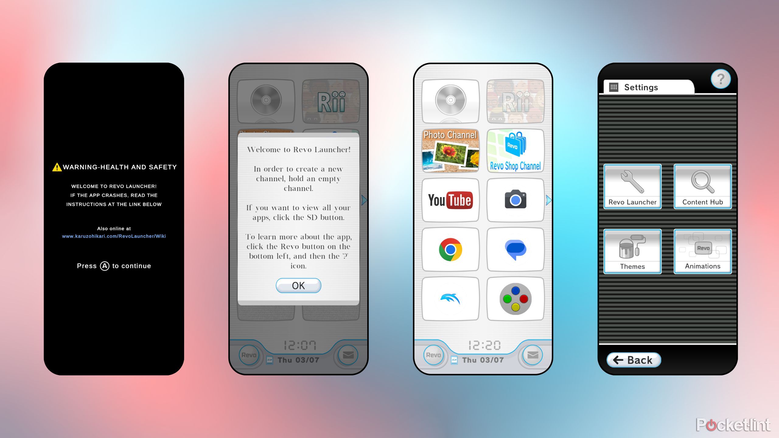 Revo Launcher screenshots