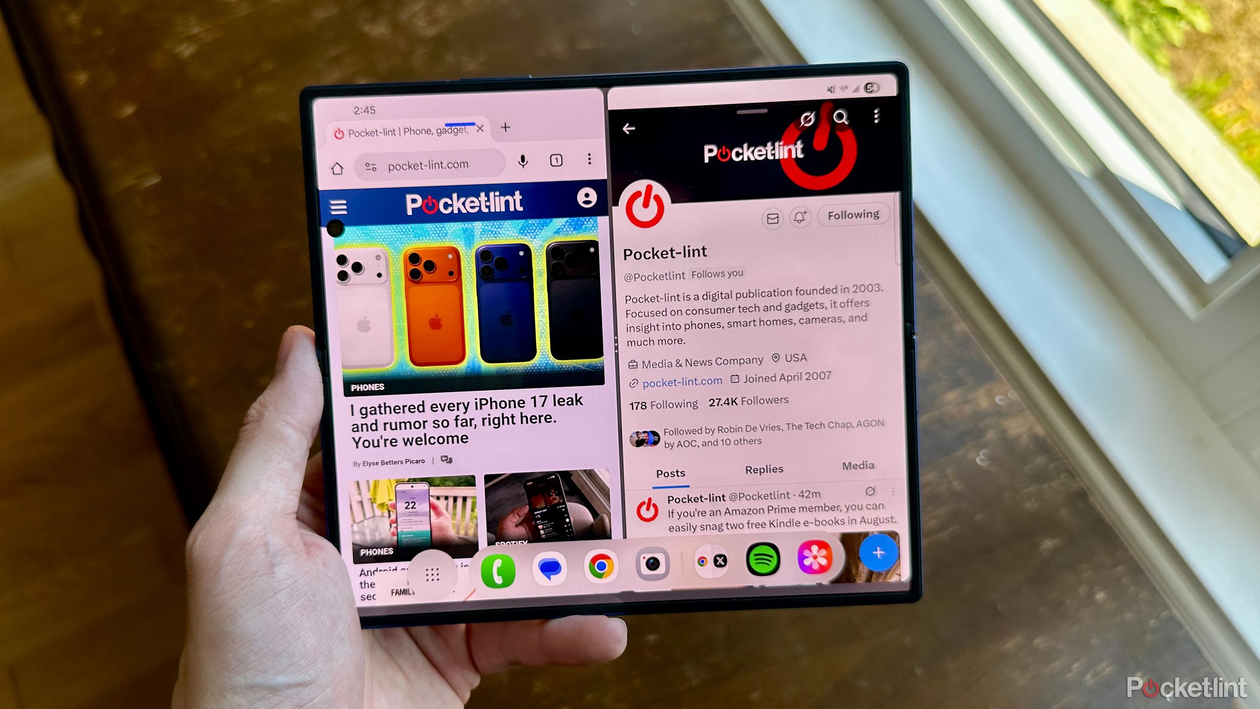 Fold 7 multitasking.