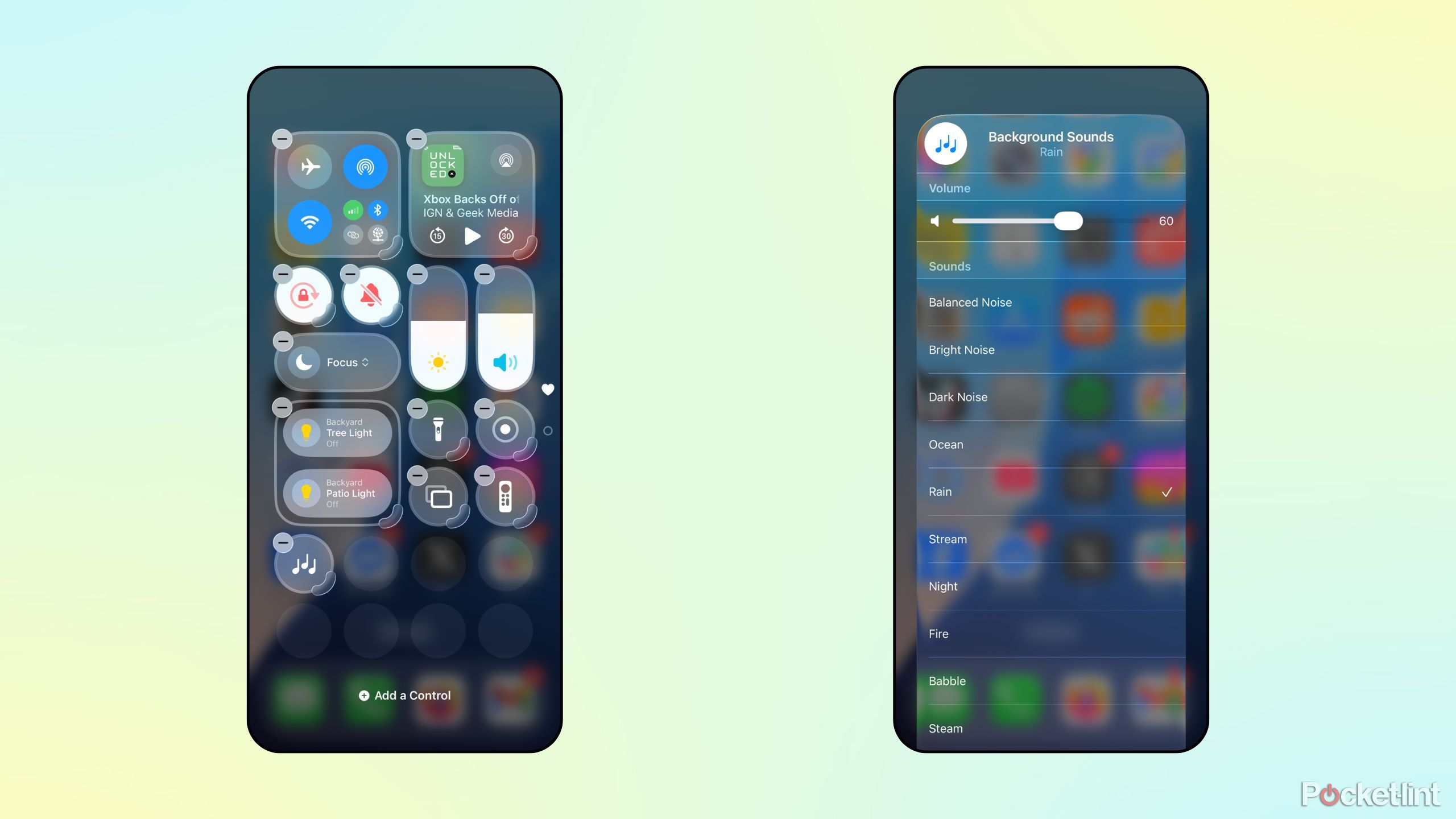 iOS 26 new Background Sounds
