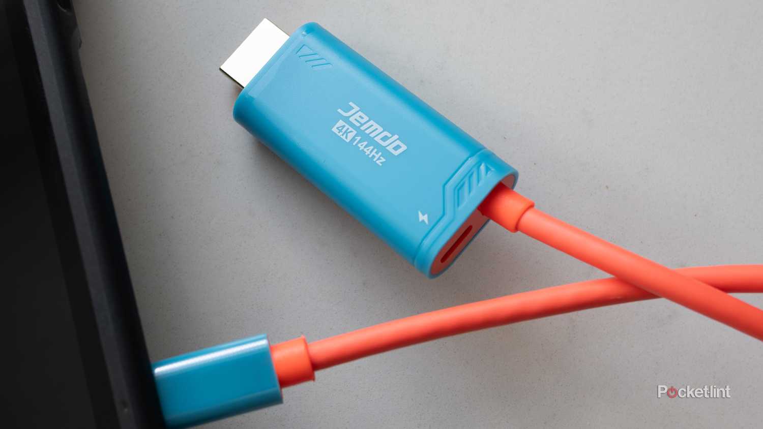 Jemdo's Switch 2 dock plugged in